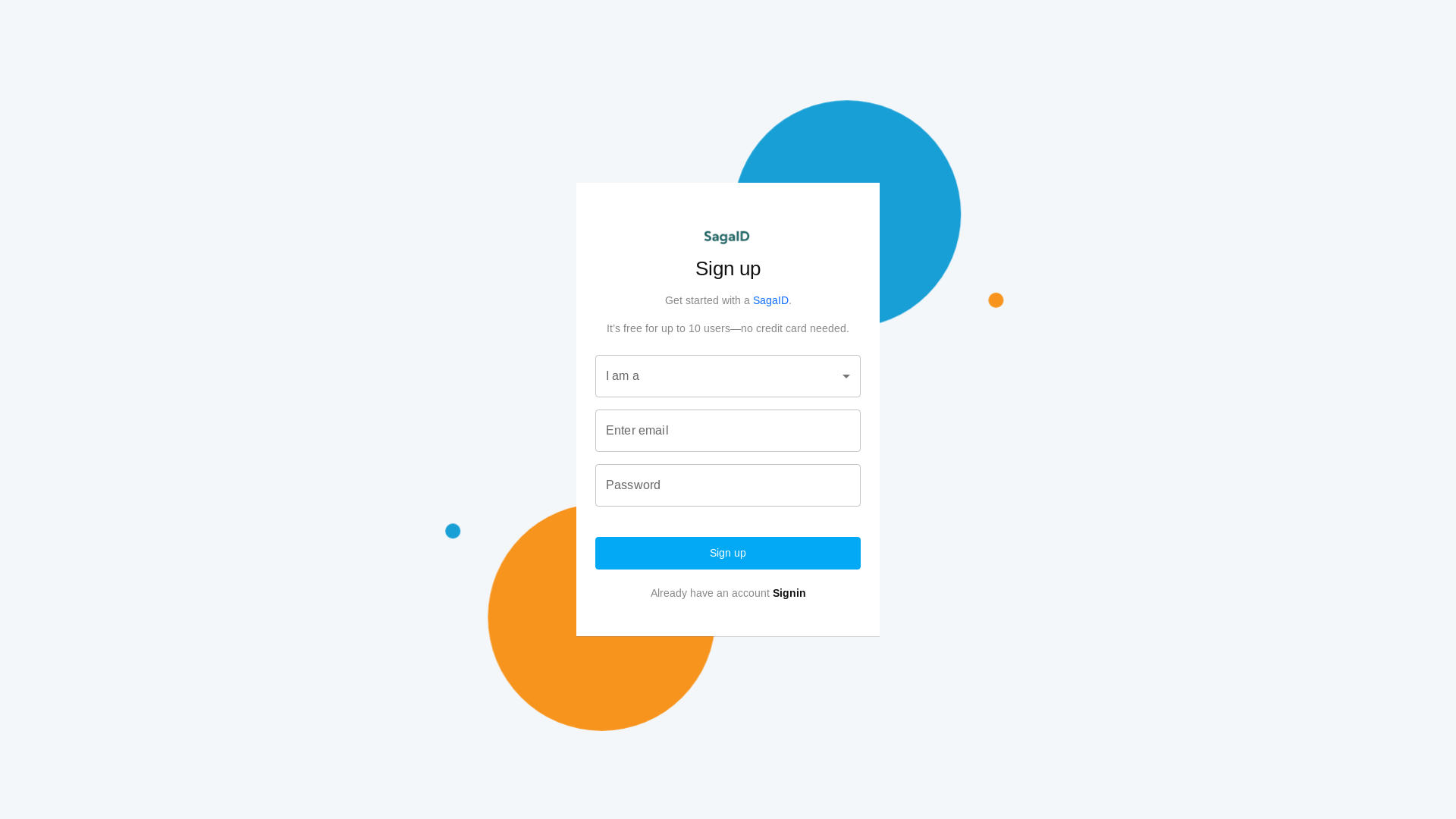 website screenshot of https://sagasuite-turborepo-qa1-signup.pages.dev/
