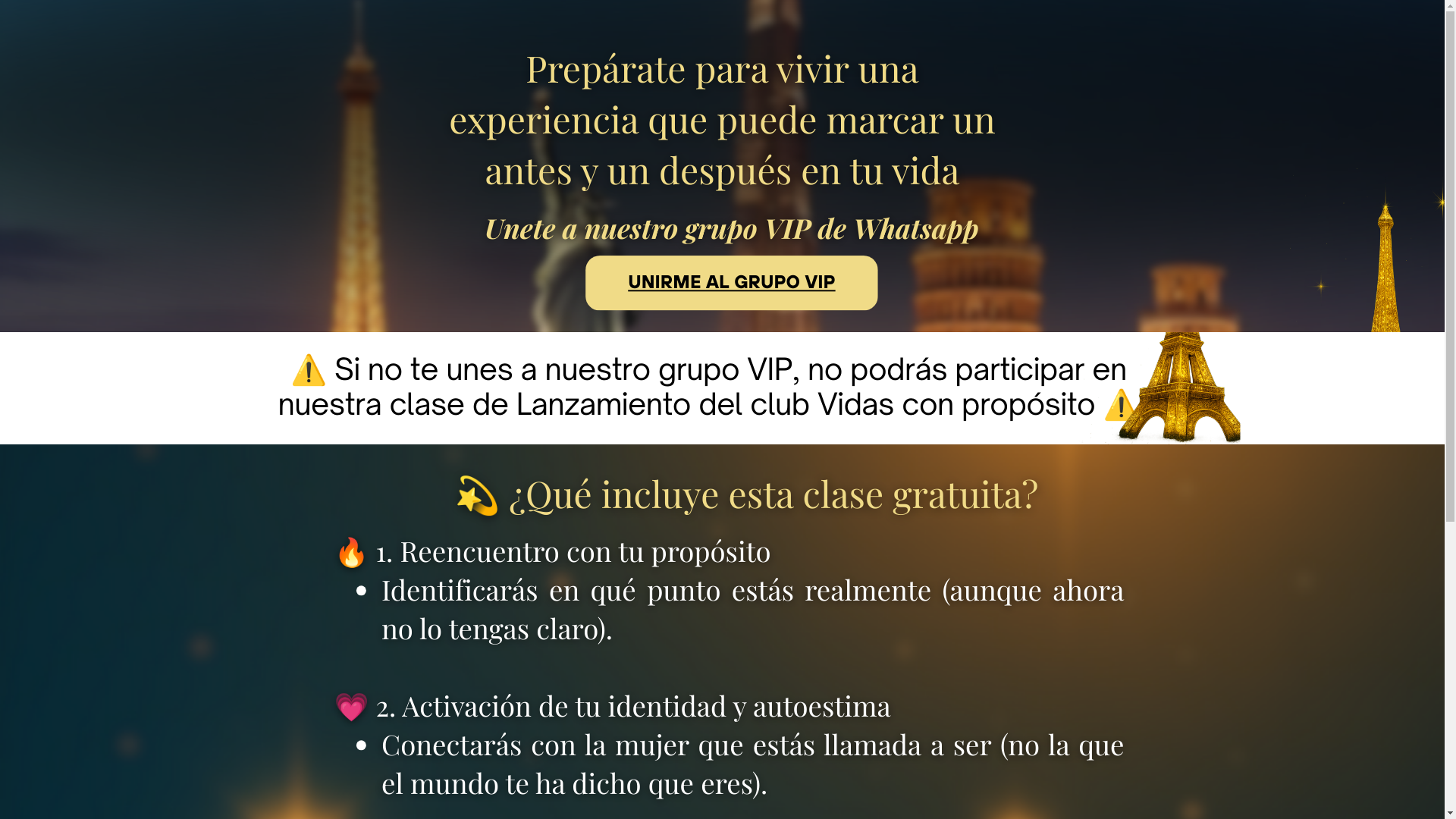 website screenshot of https://clasesconelclubvcp.com/