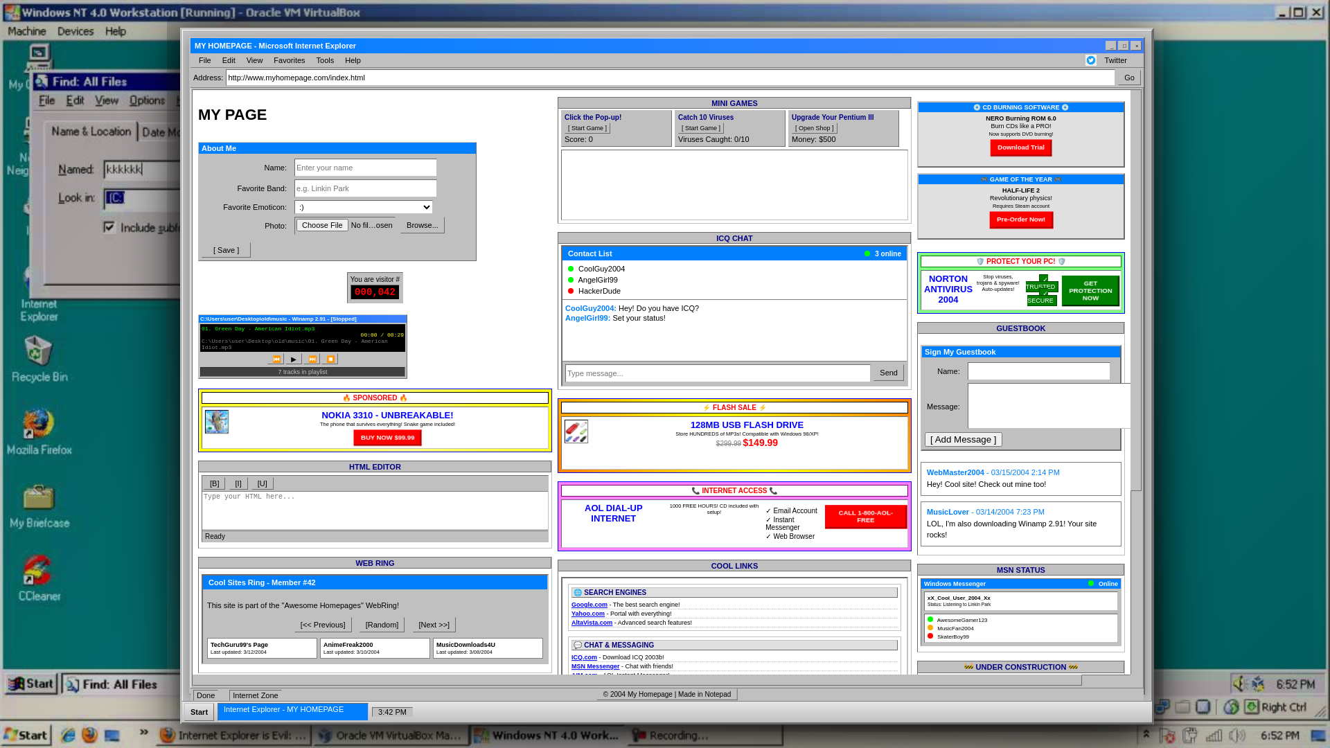 website screenshot of https://mycomputercult.org/