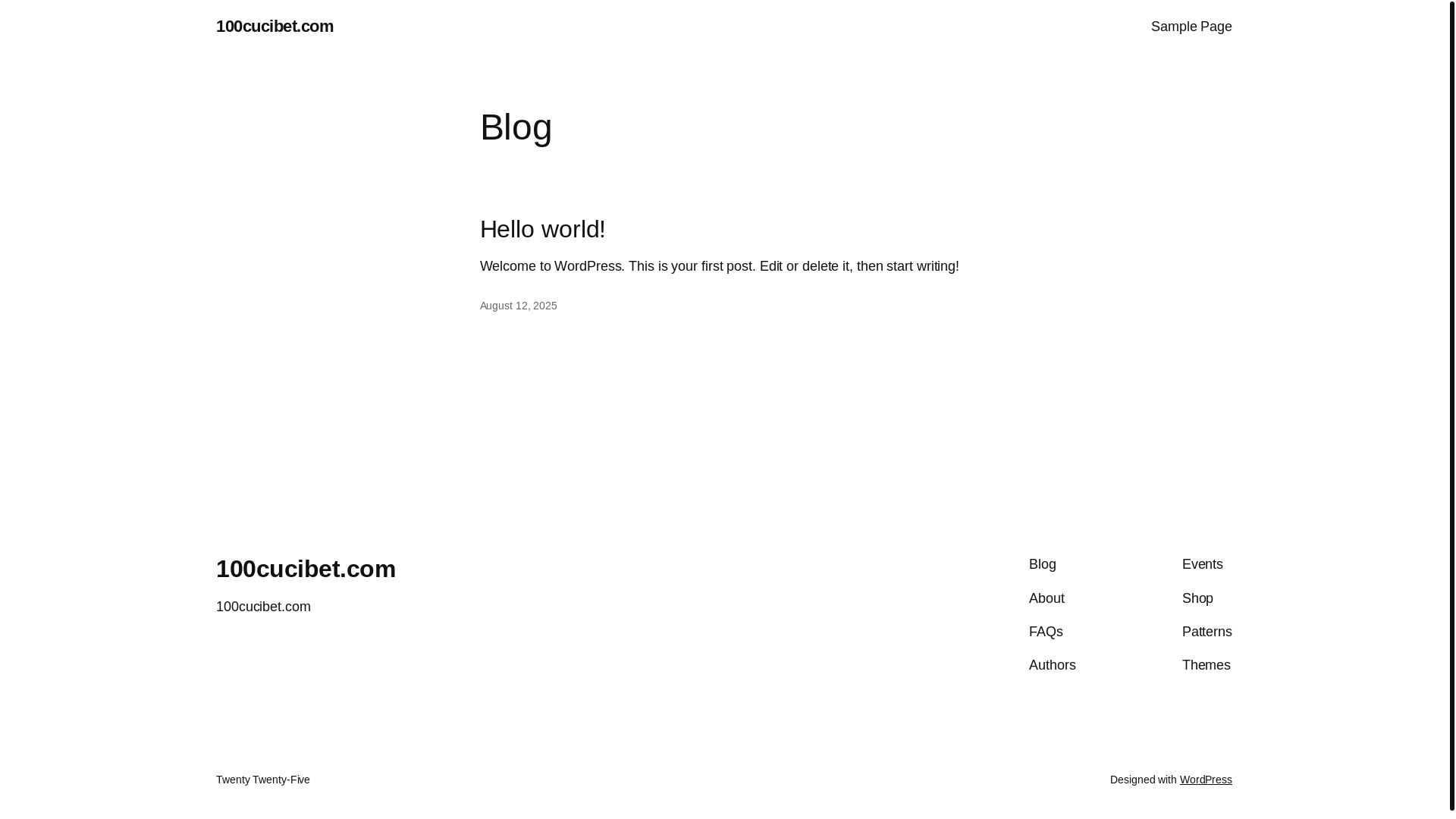 website screenshot of https://100cucibet.com/