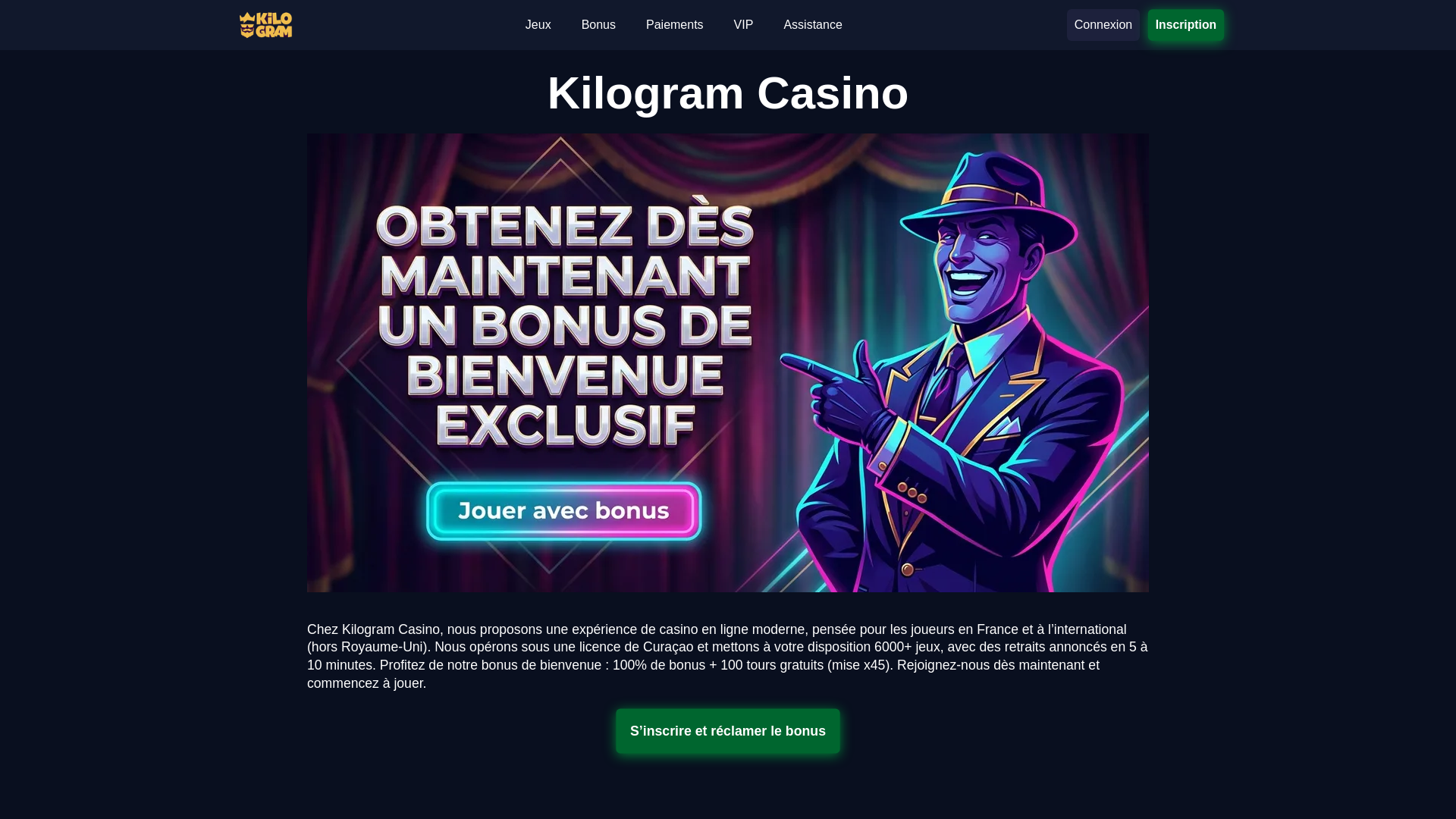 website screenshot of https://kilogramcasino-fr-38519.pages.dev/
