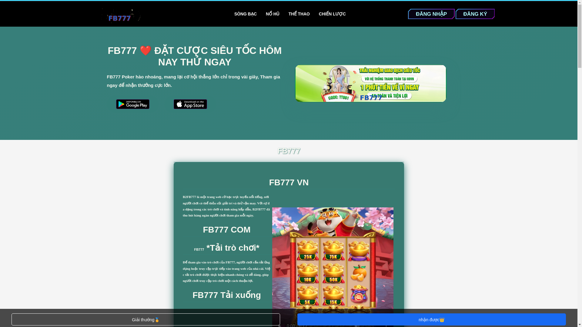 website screenshot of https://fb777-vi.com/