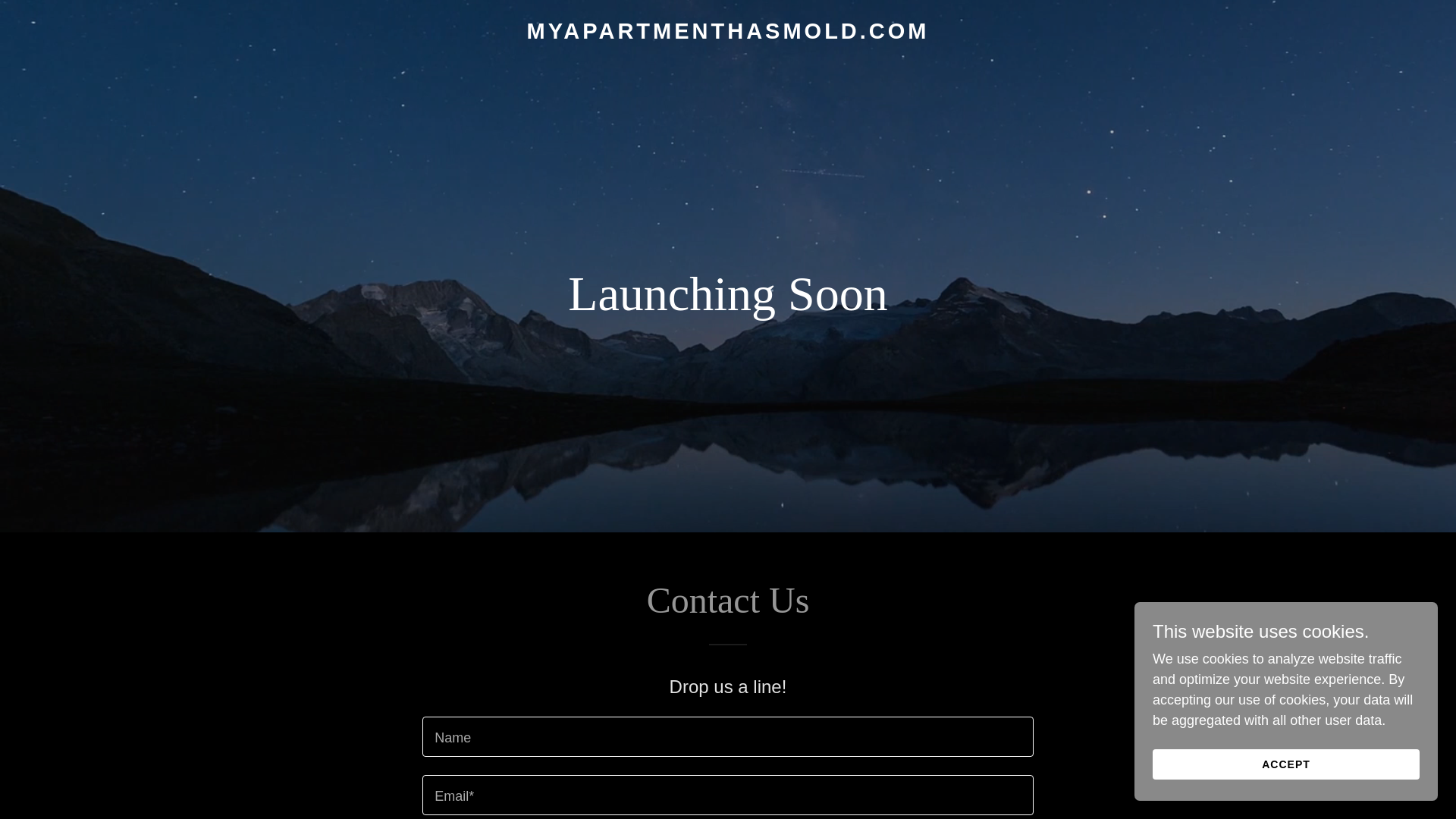 website screenshot of https://myapartmenthasmold.com/