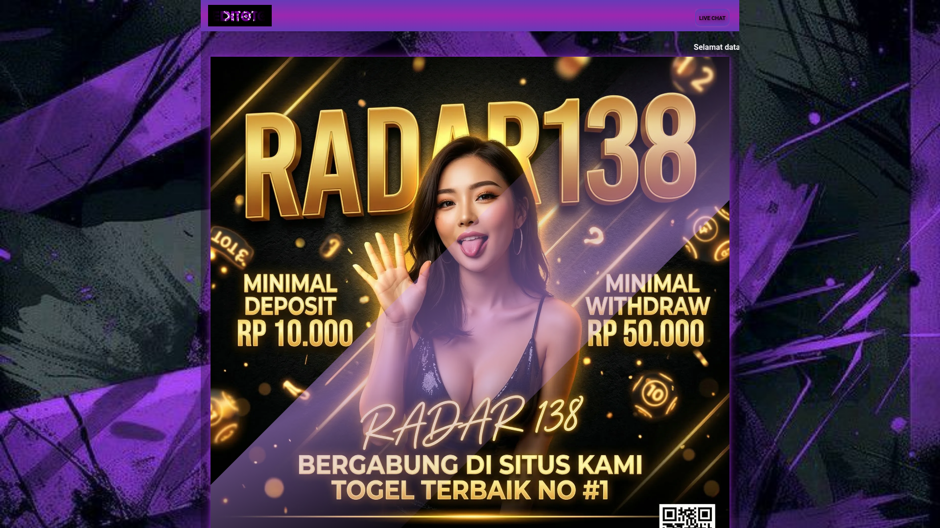 website screenshot of https://radar138gogogo.pages.dev/