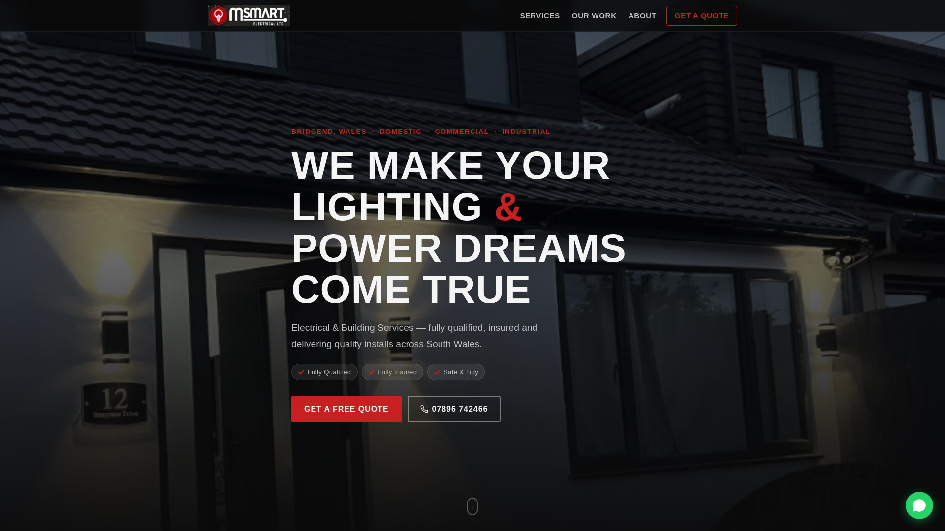 website screenshot of https://msmart-electrical.pages.dev/