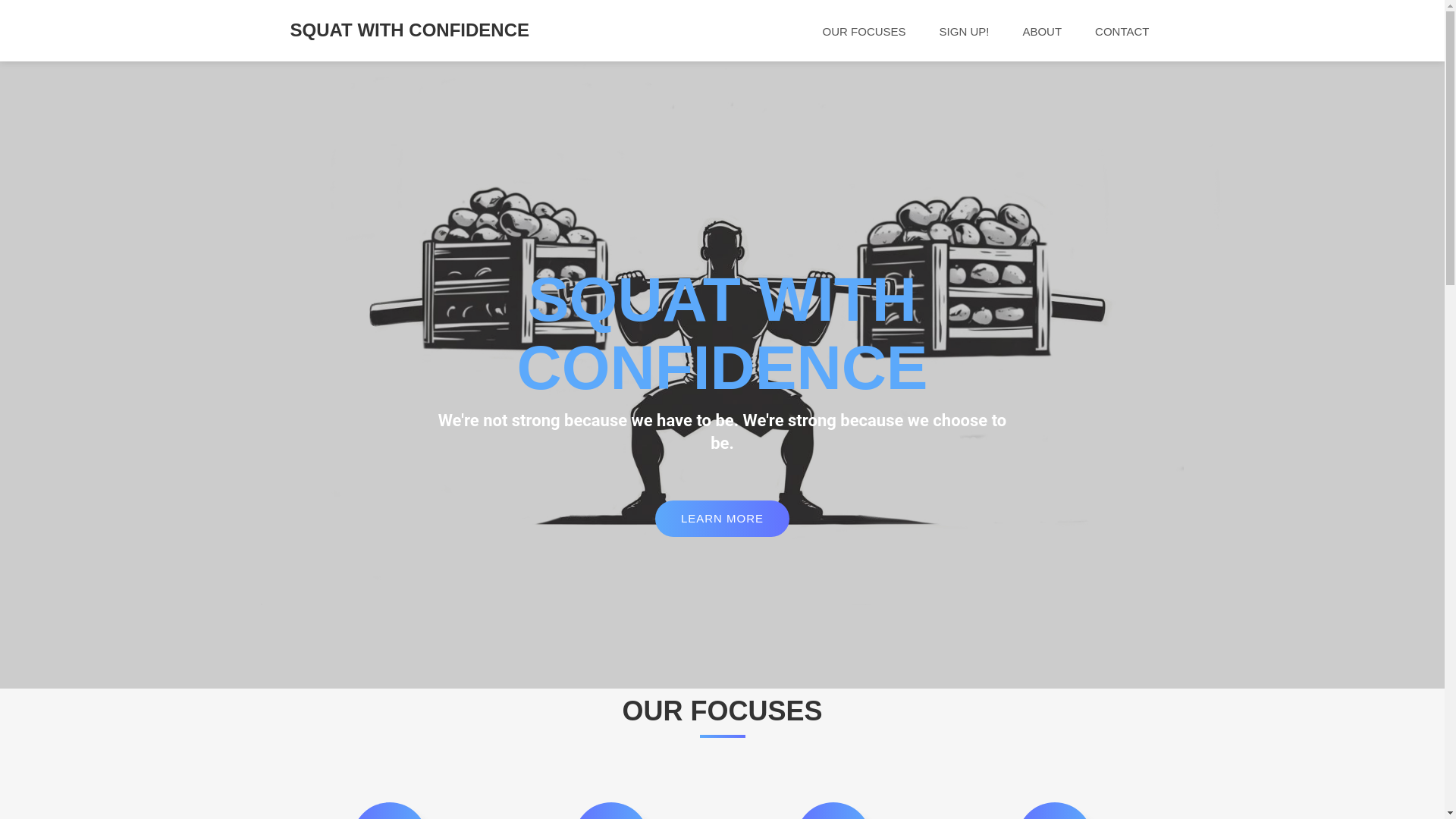 website screenshot of https://squatwithconfidence.ca/
