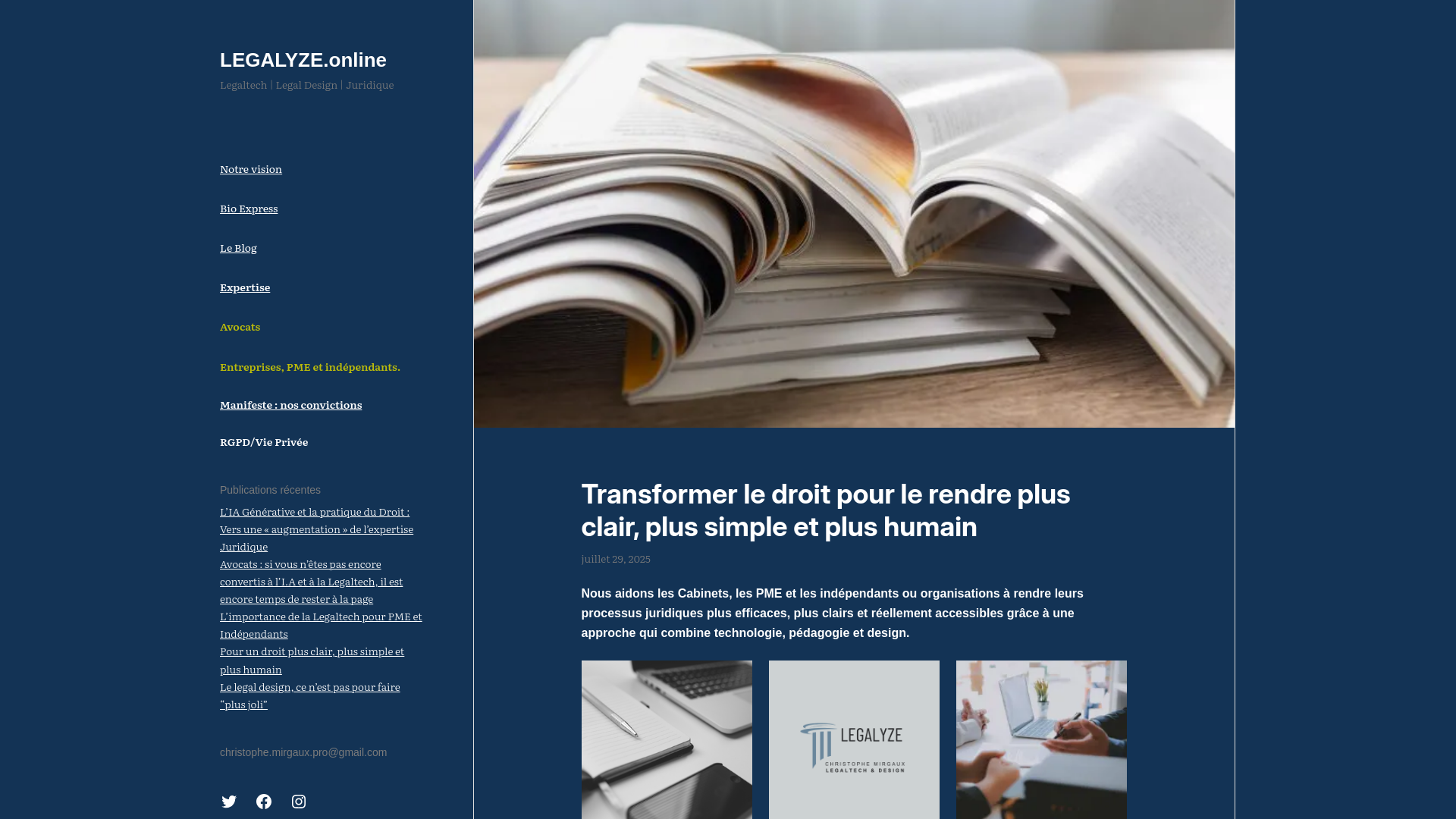 website screenshot of https://legalyze.online/