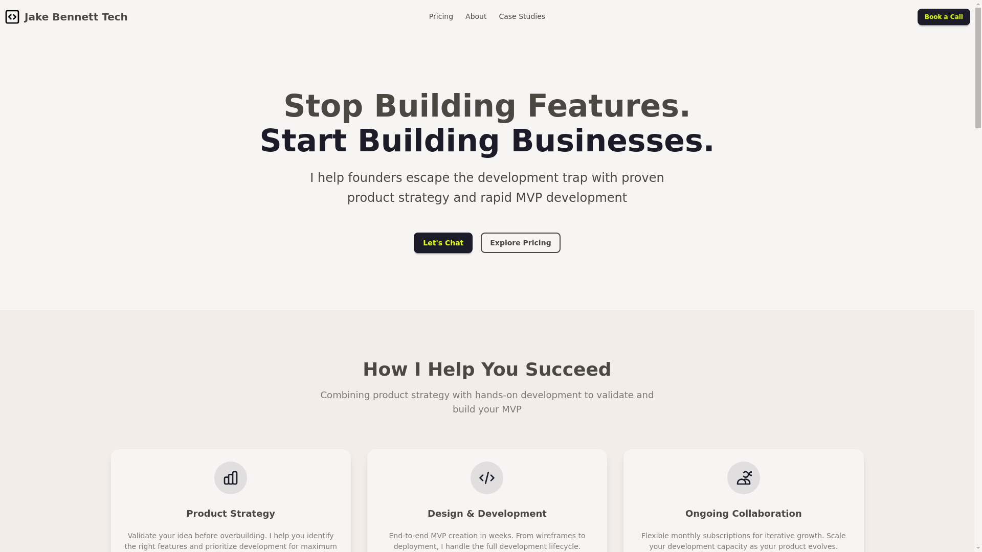 website screenshot of https://tech2stepsahead.com/