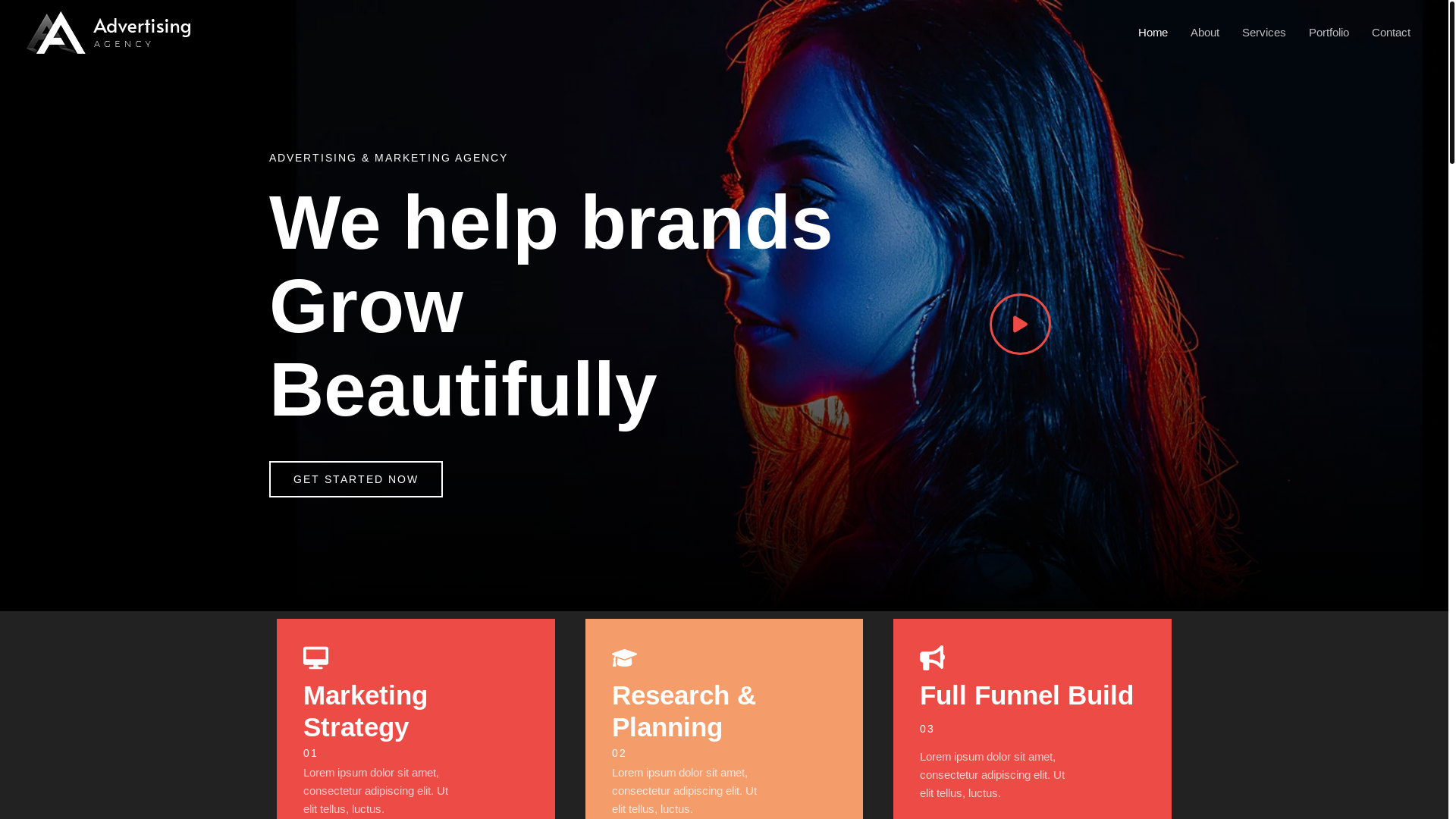 website screenshot of https://maxlabsmedia.com/