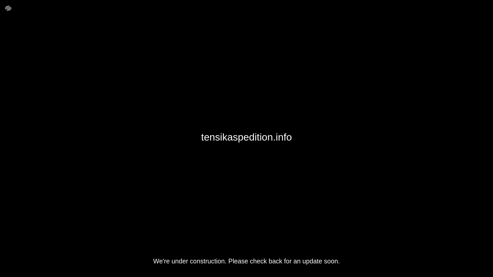 website screenshot of https://tensikaspedition.info/