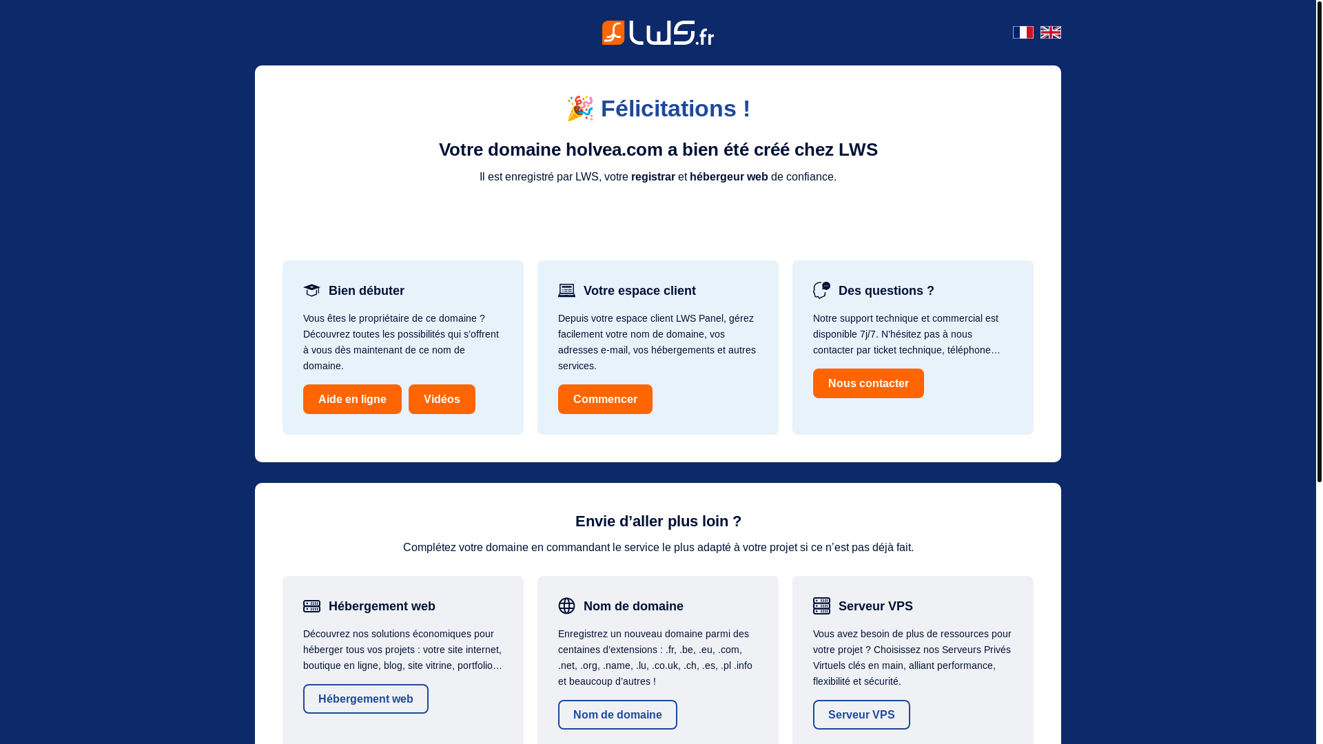 website screenshot of https://holvea.com/