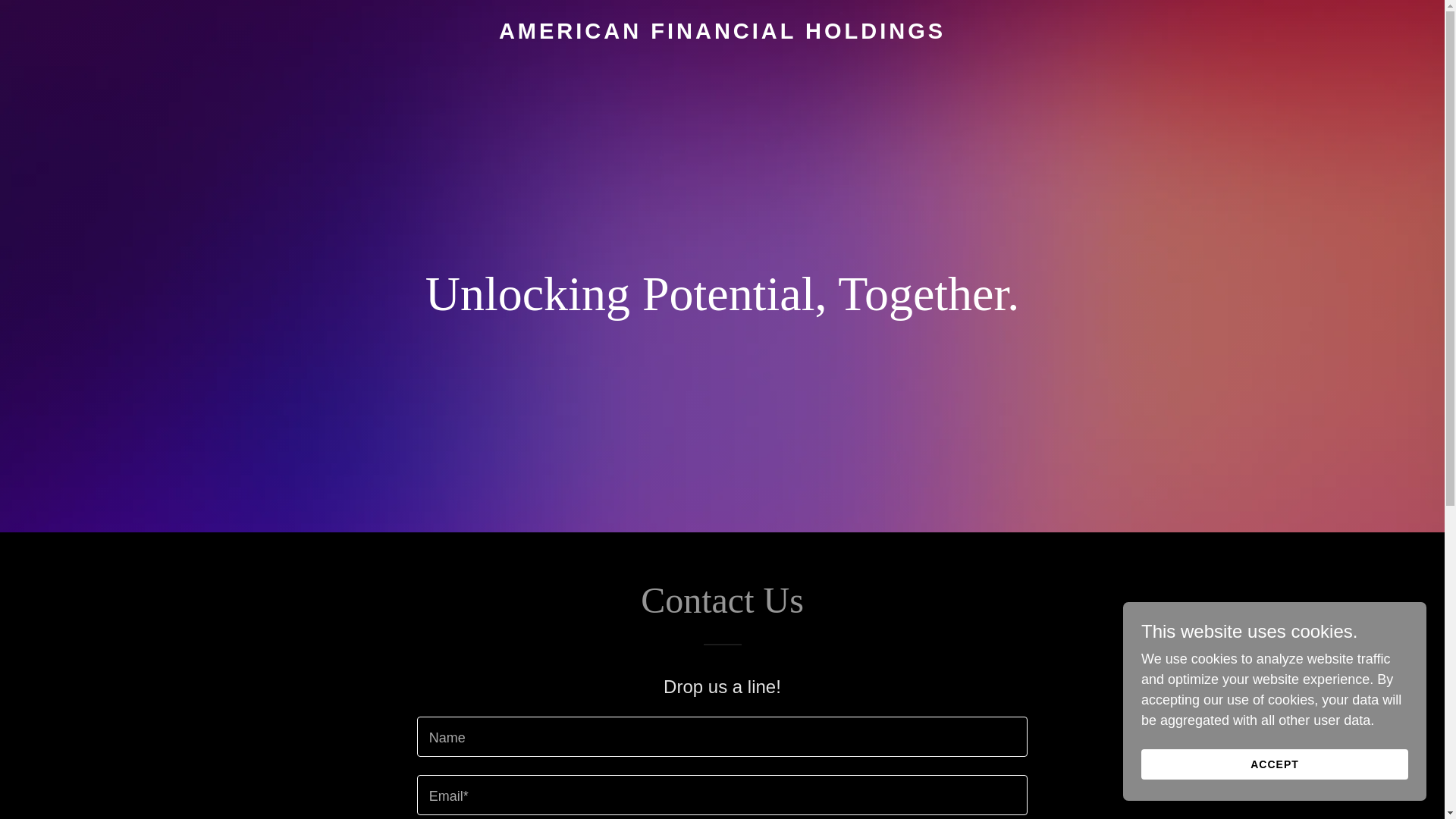 website screenshot of https://americanfinancialholdings.com/