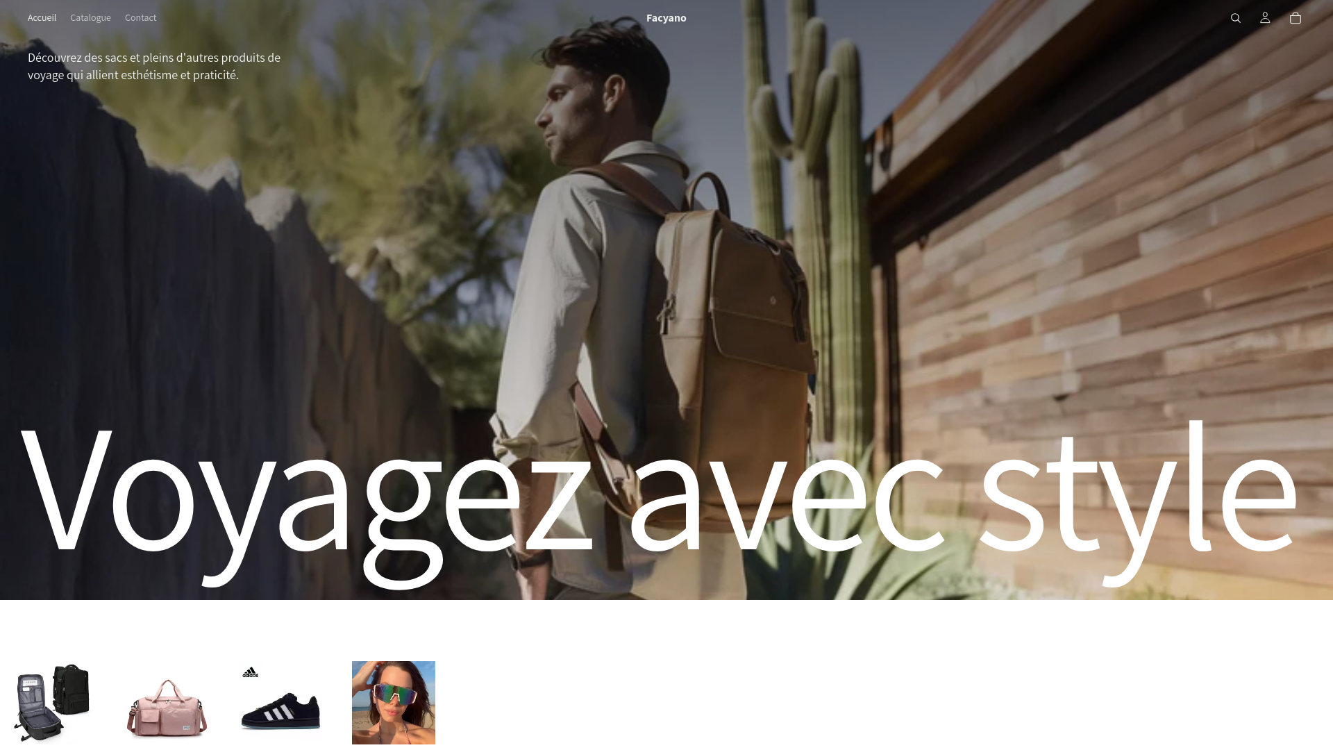 website screenshot of https://facyano.com/