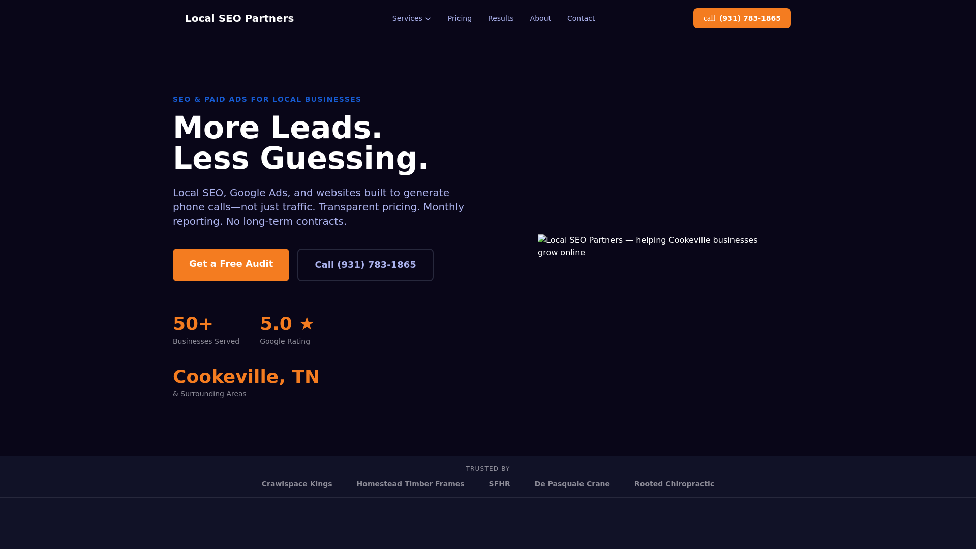 website screenshot of https://localseopartners.pages.dev/