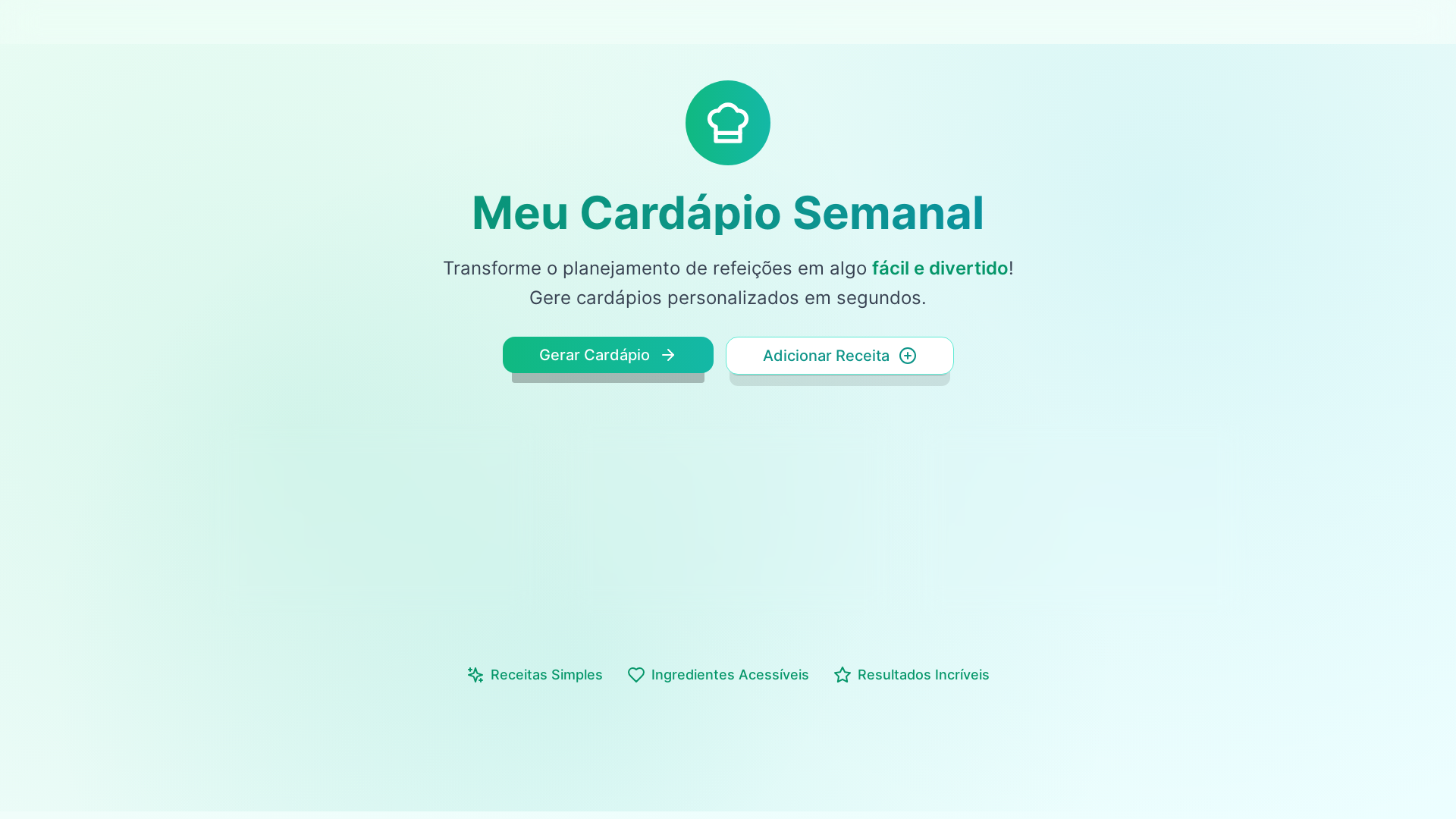 website screenshot of https://meucardapiosemanal.com/