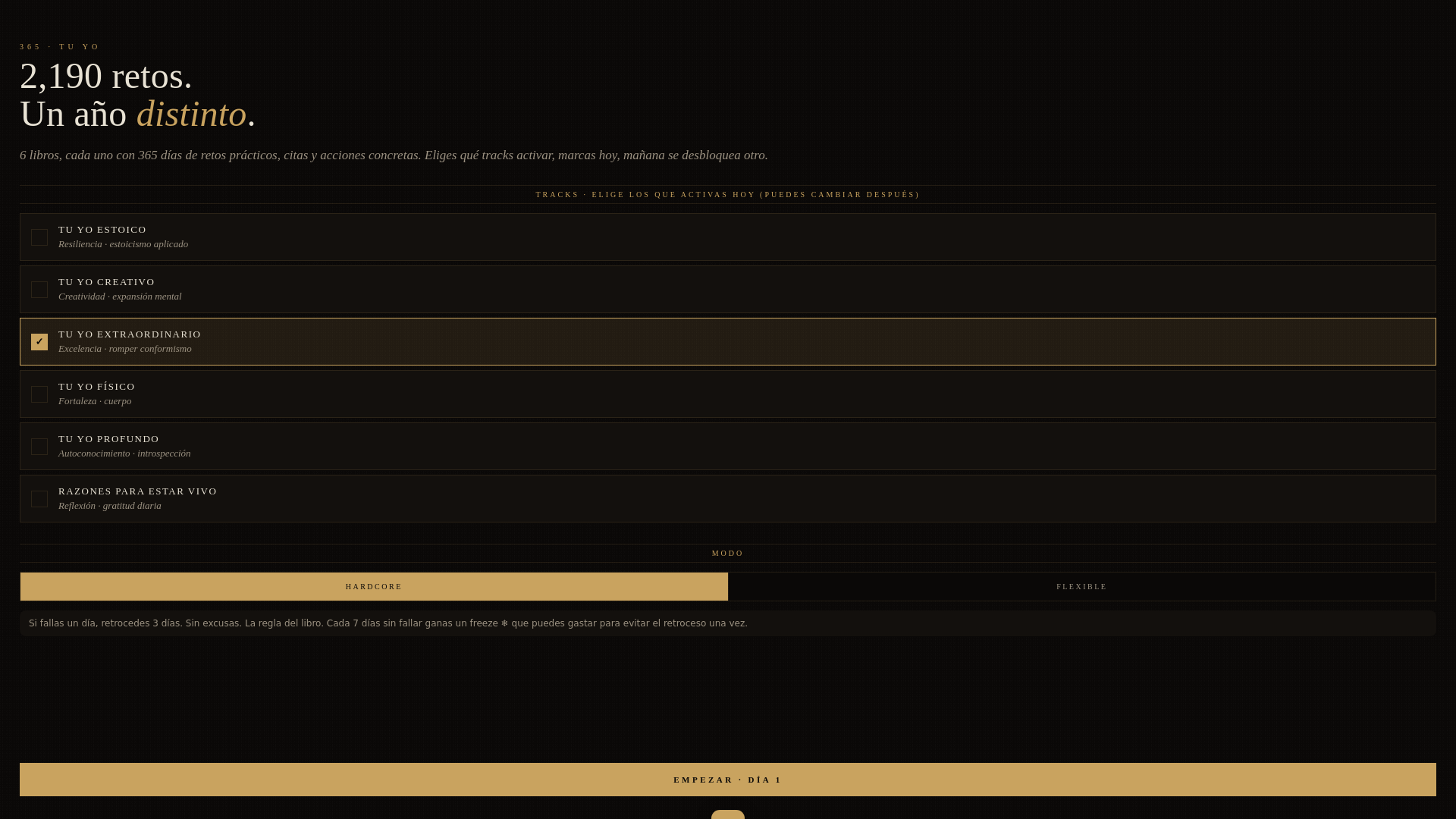 website screenshot of https://marianotir-experiment.pages.dev/
