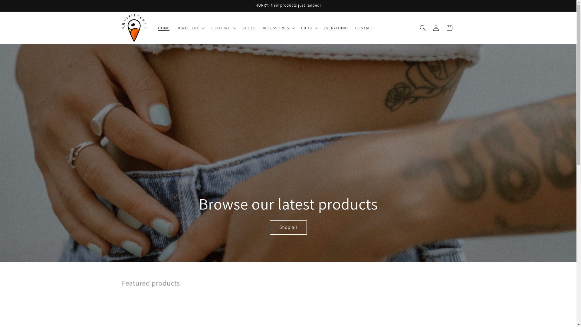 website screenshot of https://oureminiscence.com/