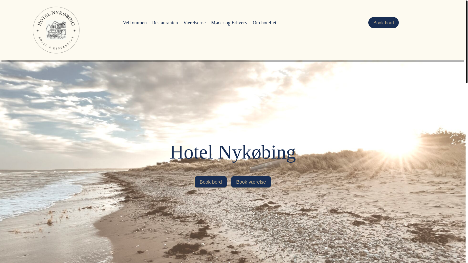 website screenshot of https://cafenykobing.dk/