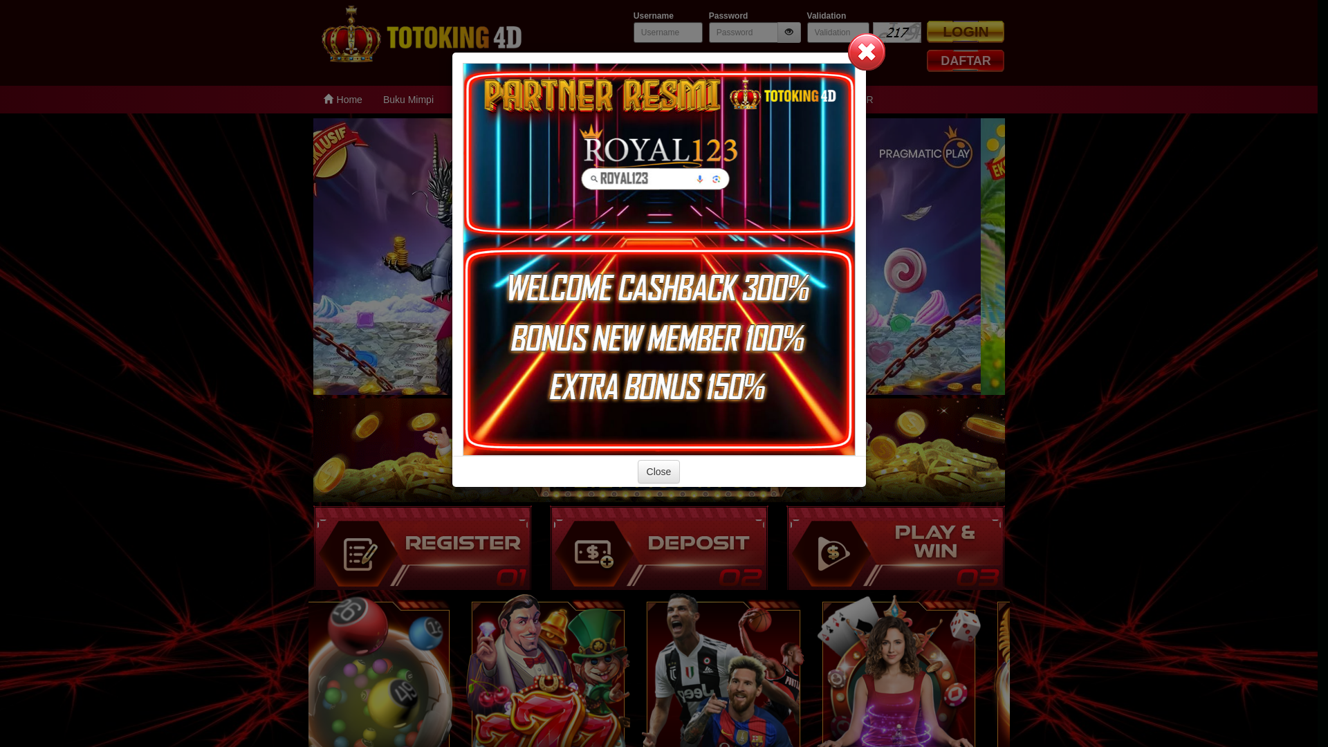 website screenshot of https://totokingpm.com/