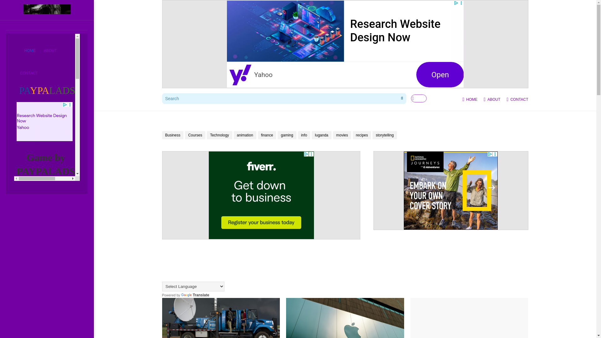 website screenshot of https://www.paypalads.com/