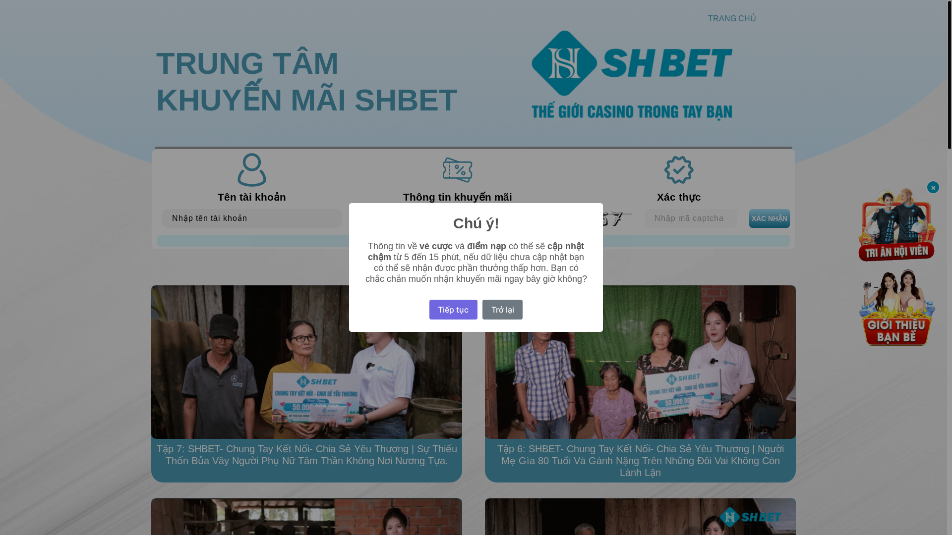 website screenshot of https://khuyenmai-shbet.pages.dev/