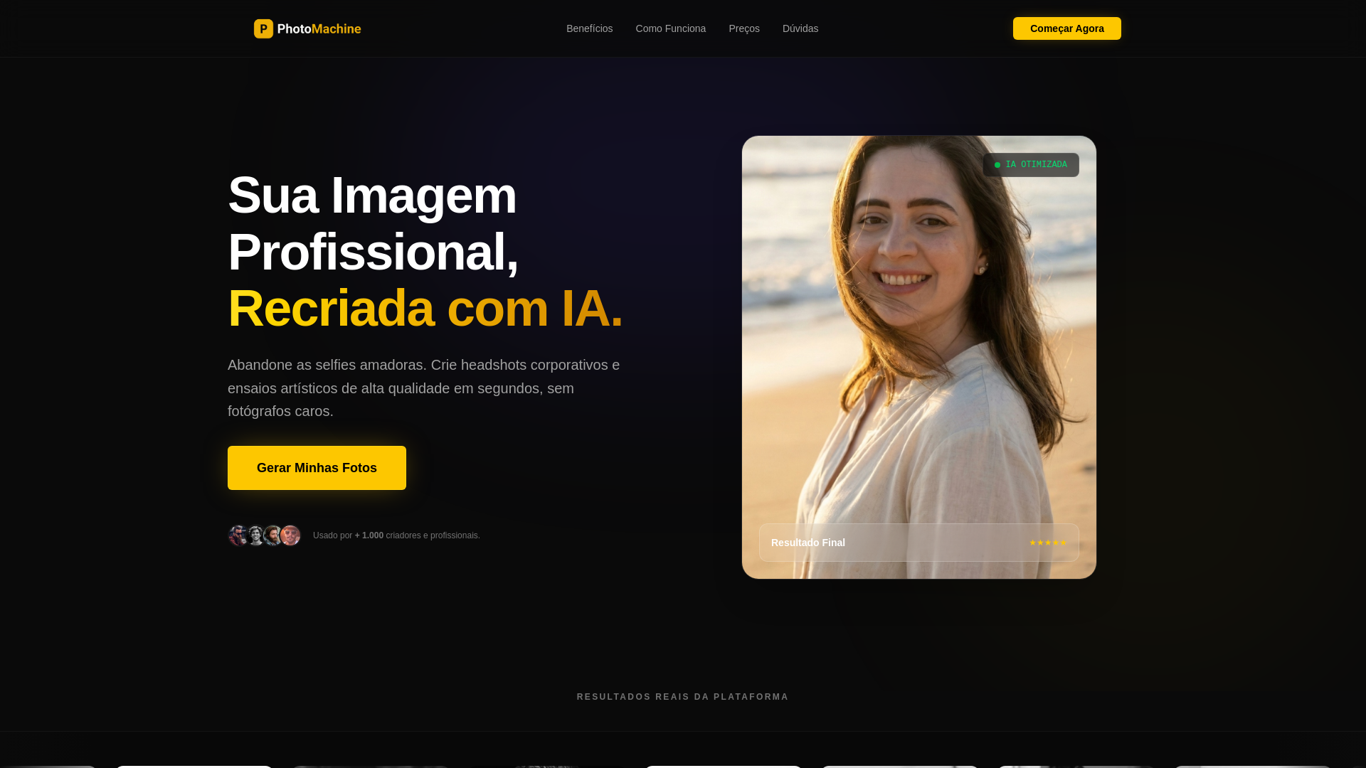 website screenshot of https://fotomachine.pages.dev/