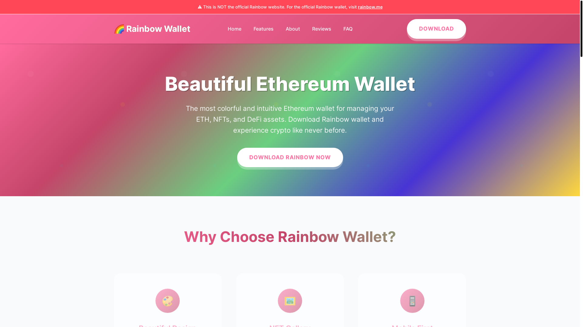 website screenshot of https://rani-bow.com/