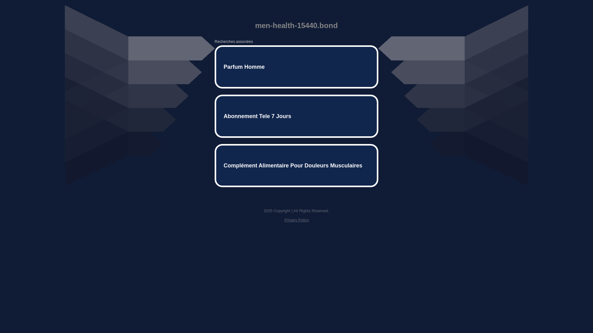 website screenshot of https://men-health-15440.bond/