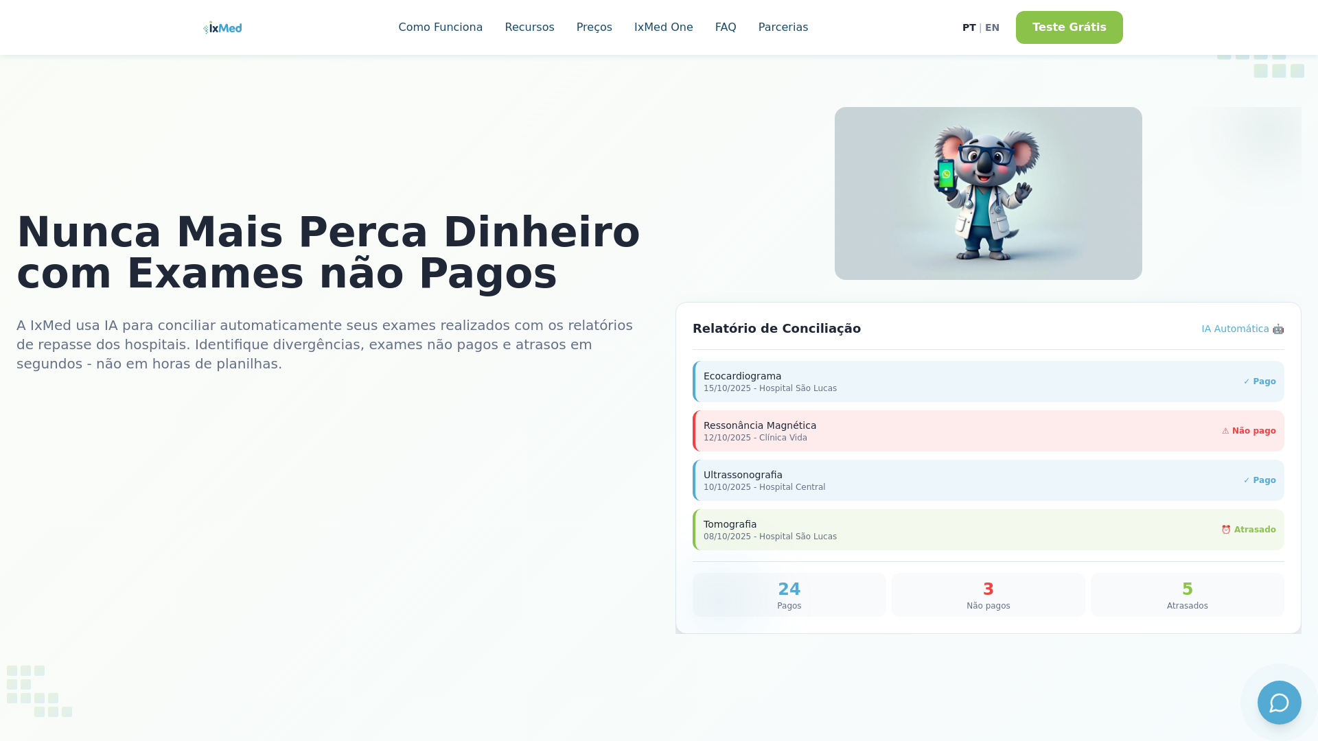 website screenshot of https://ixmed-ai-e118dbb8.pages.dev/