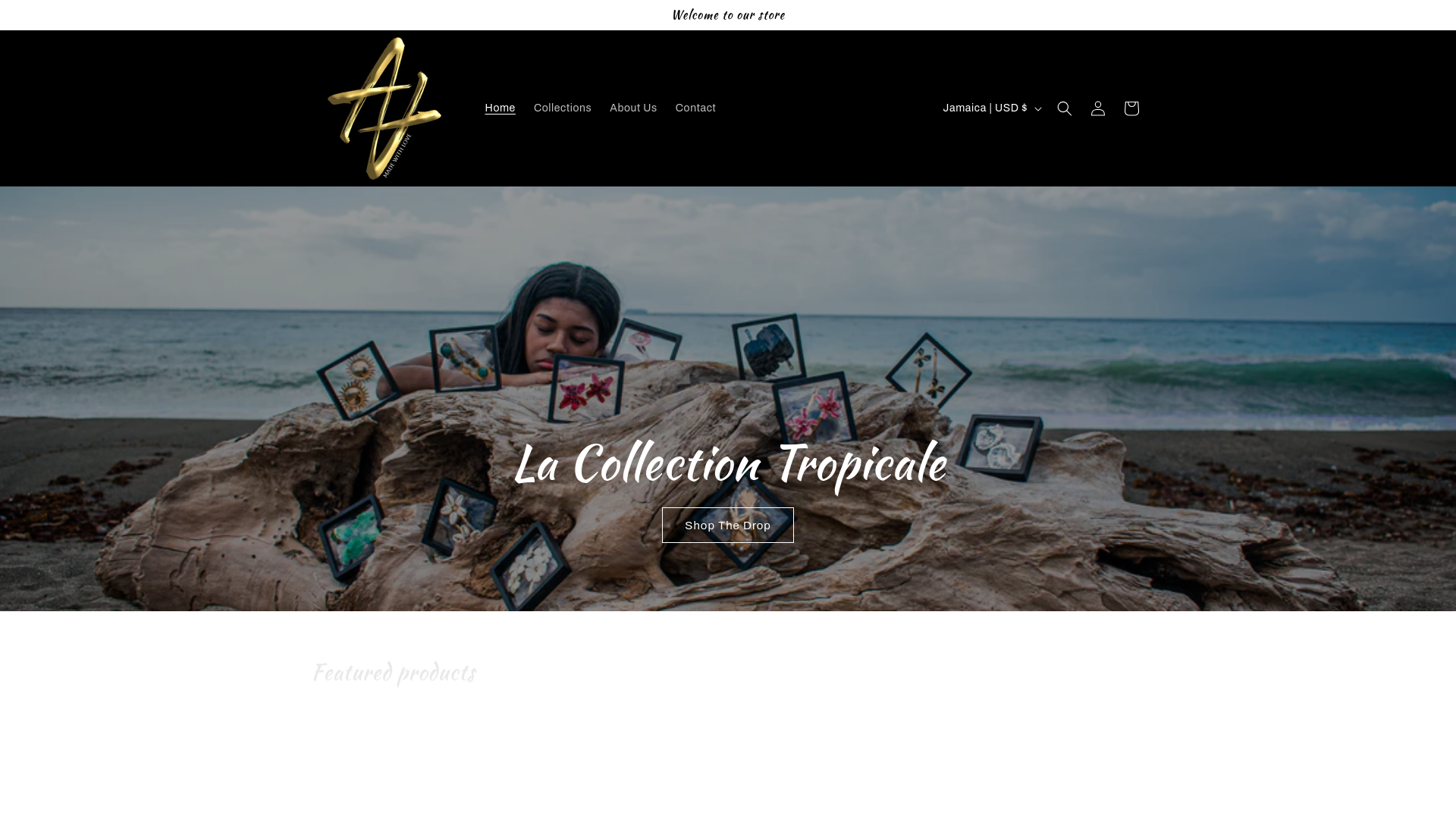 website screenshot of https://avecamourja.com/