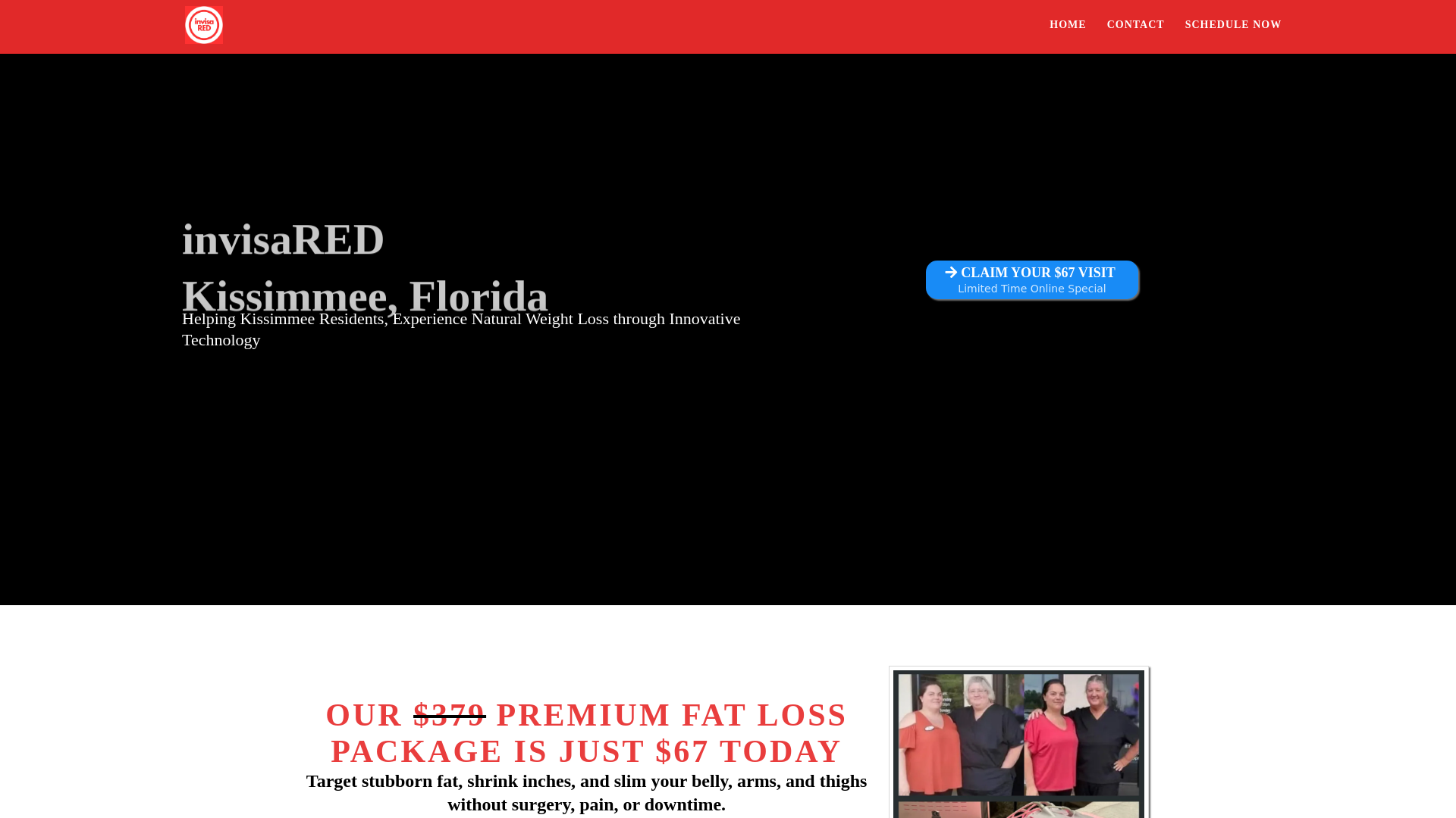 website screenshot of https://laserkissimmee.com/