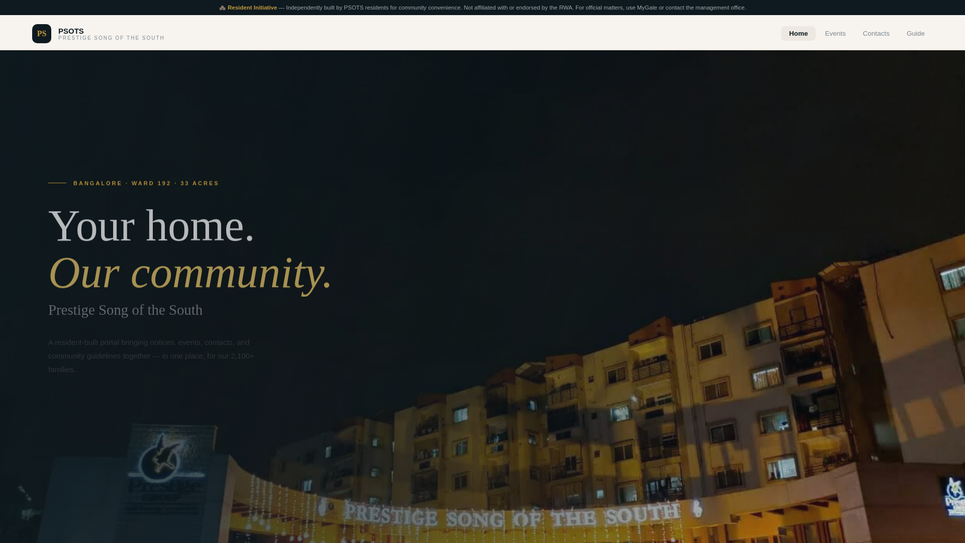 website screenshot of https://psots.pages.dev/