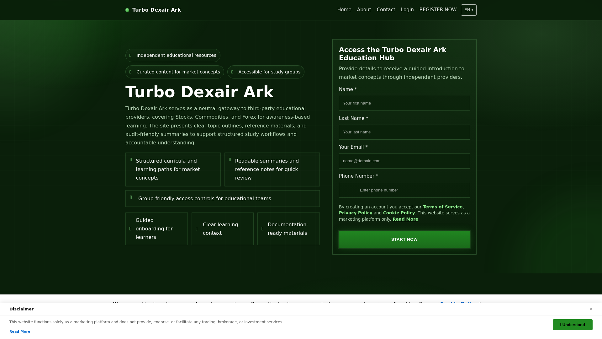 website screenshot of https://turbodexair-arksolution-com.pages.dev/