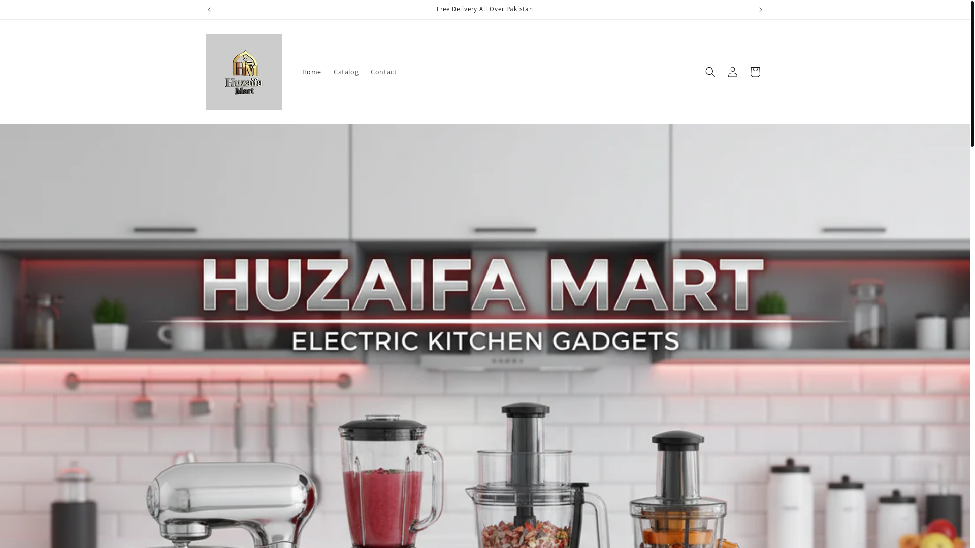 website screenshot of https://huzaifamartofficial.online/