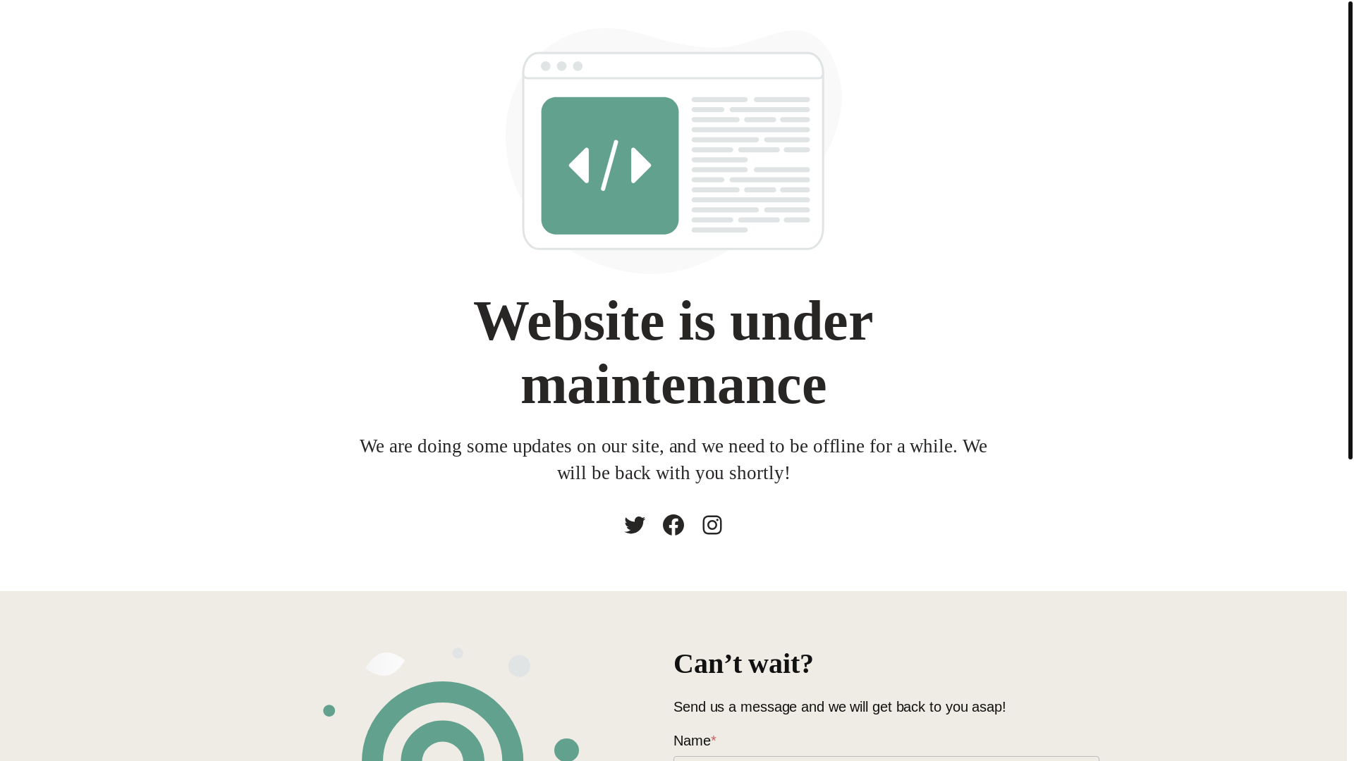 website screenshot of https://pmforever15.com/