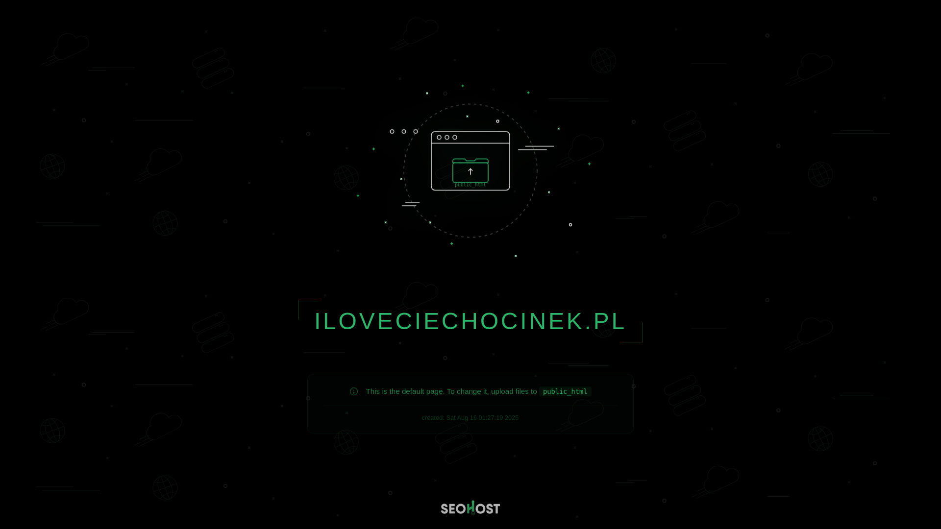 website screenshot of https://iloveciechocinek.pl/
