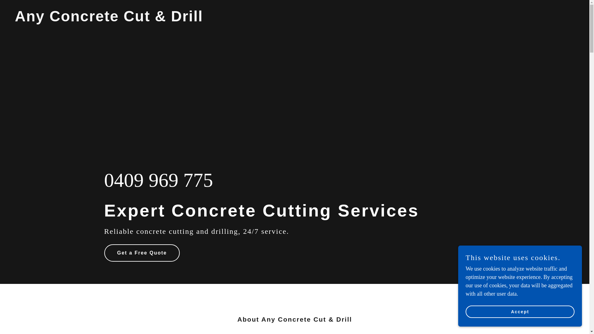 website screenshot of https://anyconcretecutanddrill.com/