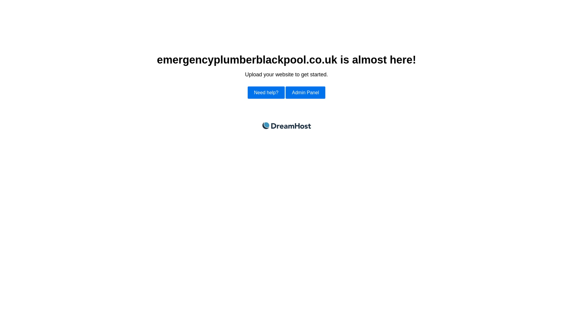 website screenshot of https://emergencyplumberblackpool.co.uk/