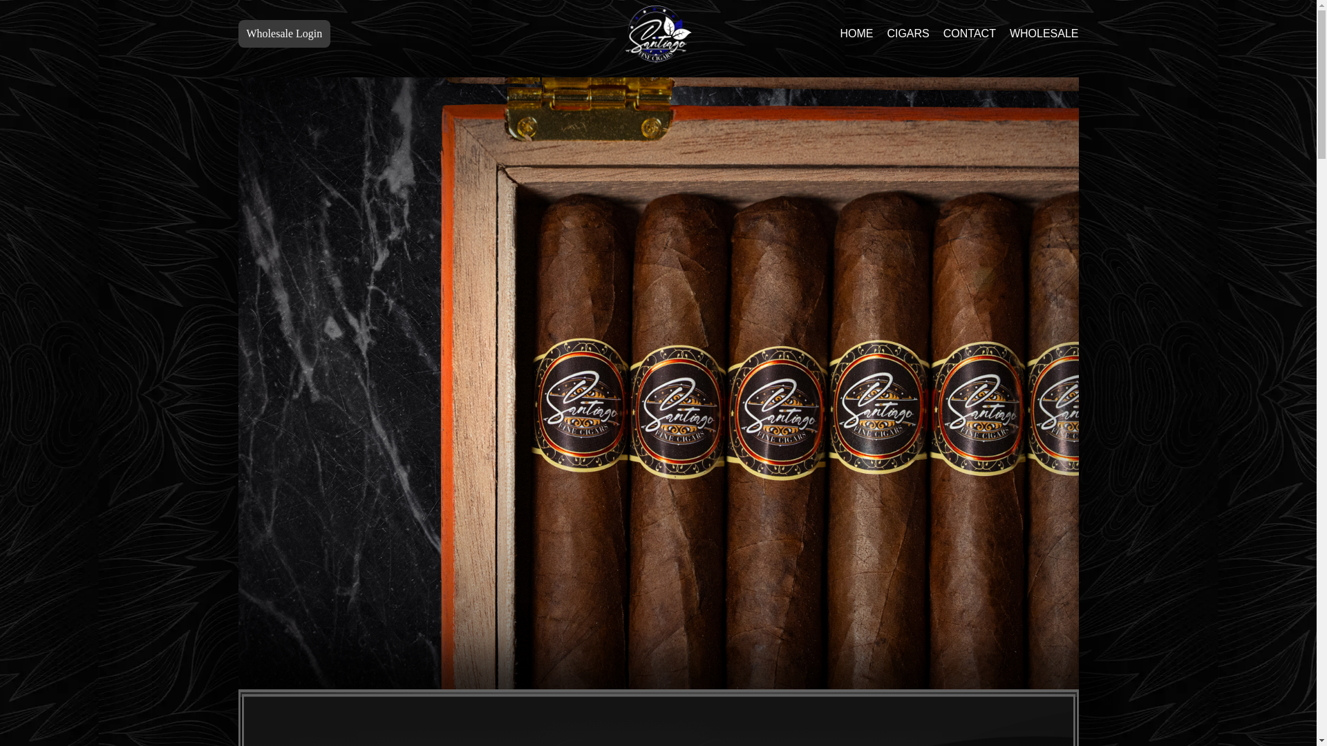 website screenshot of https://santiagosfinecigars.com/