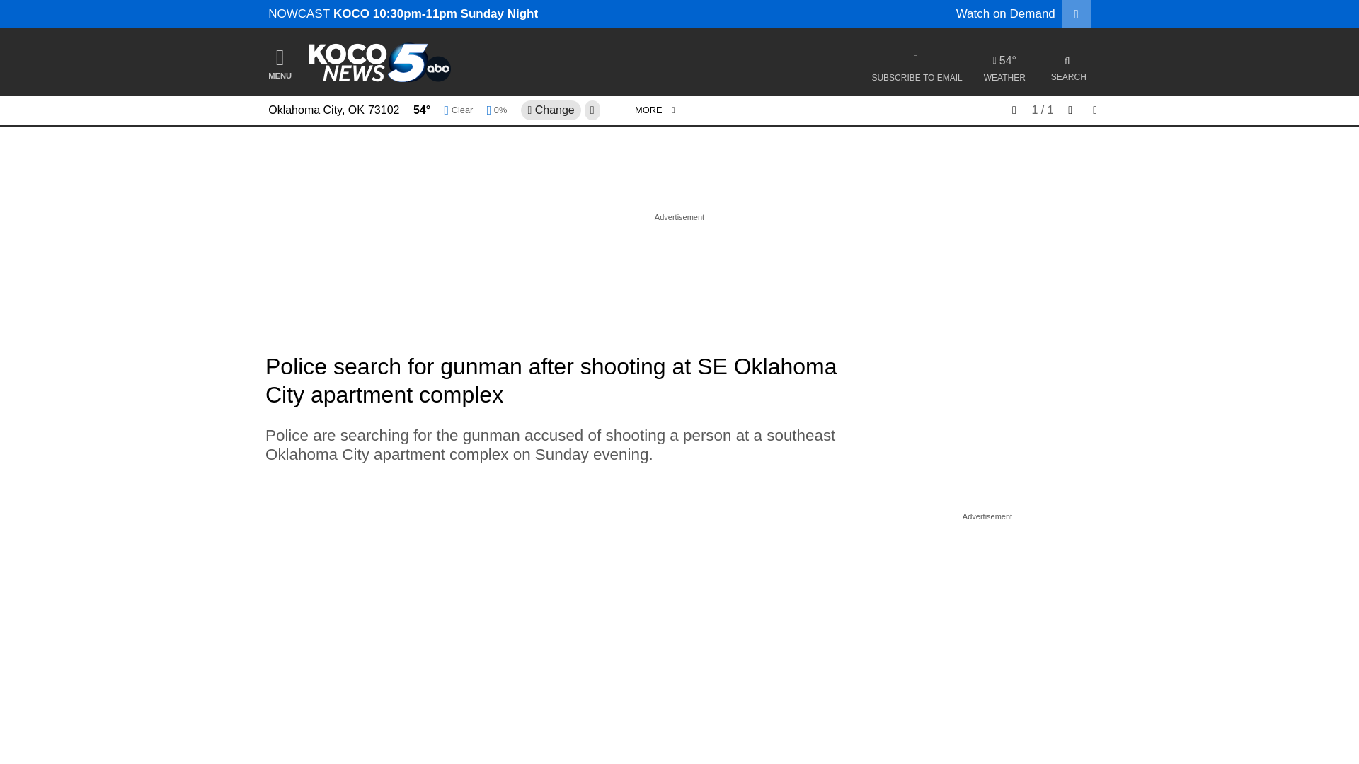 website screenshot of https://www.koco.com/article/shooting-se-oklahoma-city-apartment-complex/70815639