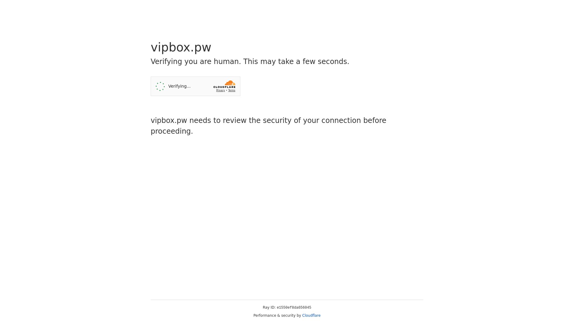 website screenshot of https://vipbox.pw/