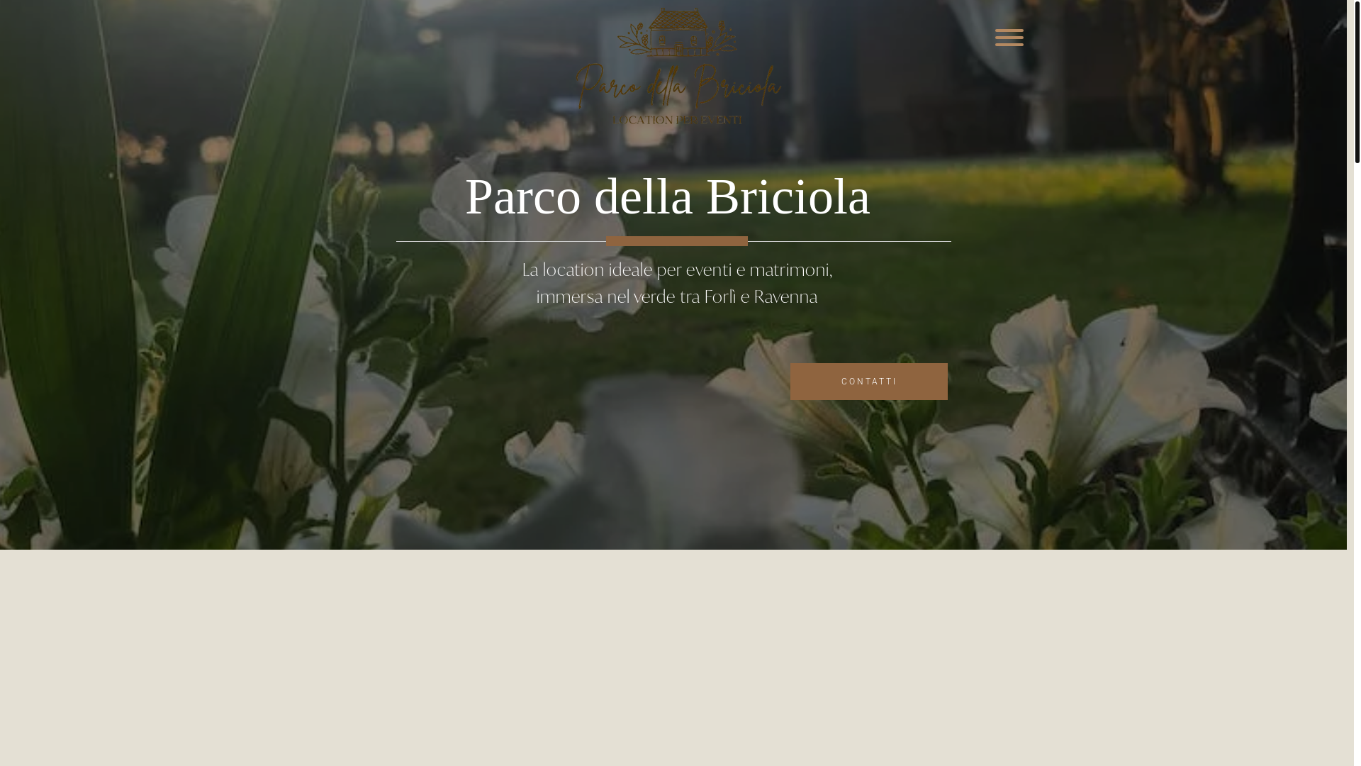 website screenshot of https://parcodellabriciola.it/
