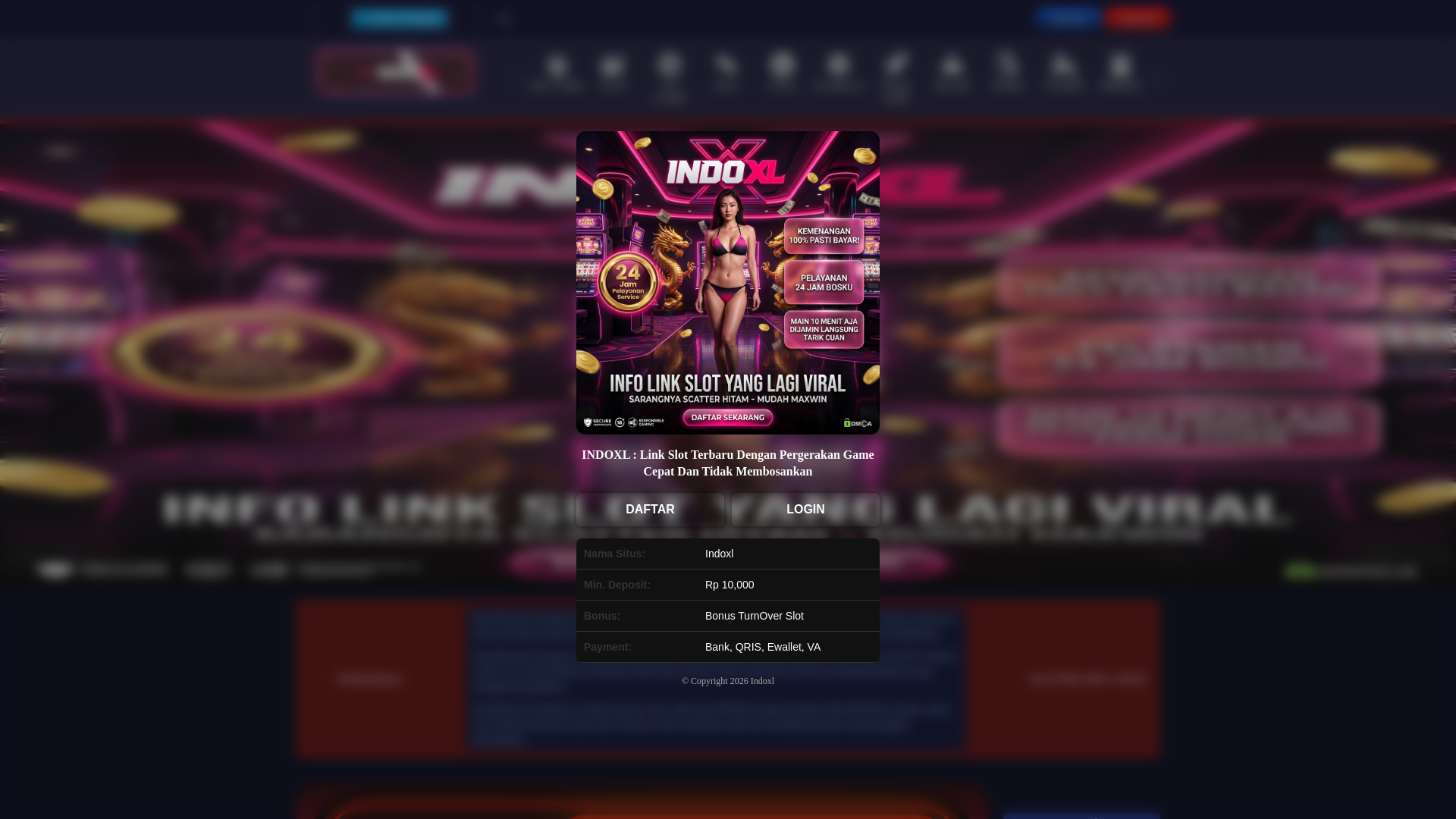 website screenshot of https://indoxlukgacorterbaik.pages.dev/