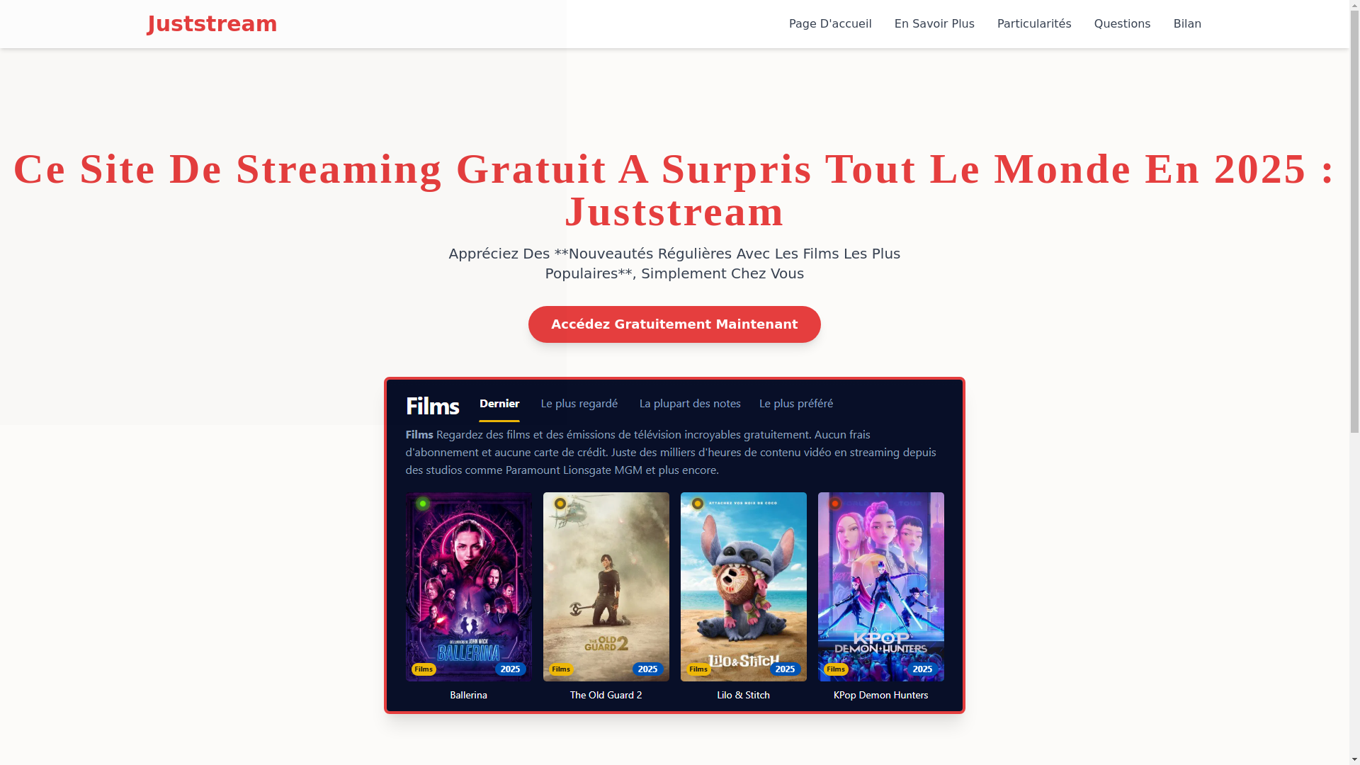 website screenshot of https://juststream-xzje-9ct.pages.dev/