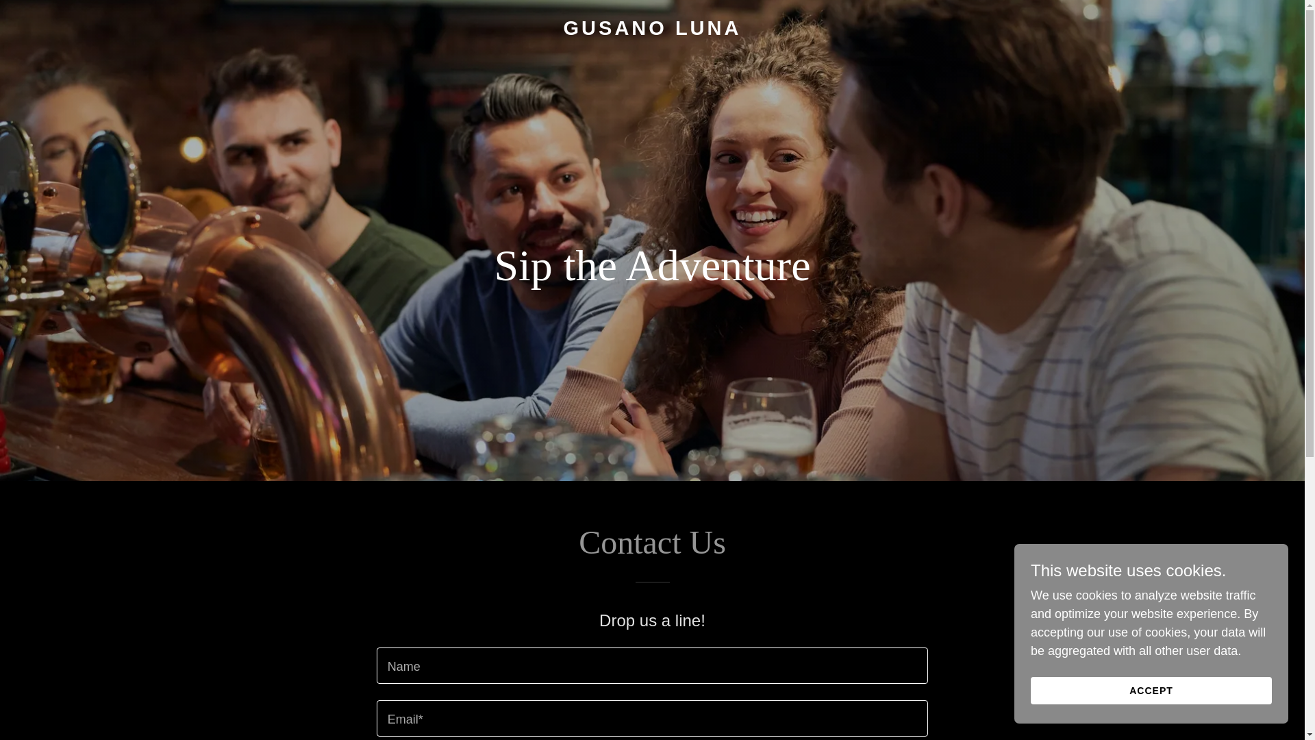 website screenshot of https://gusanoluna.com/