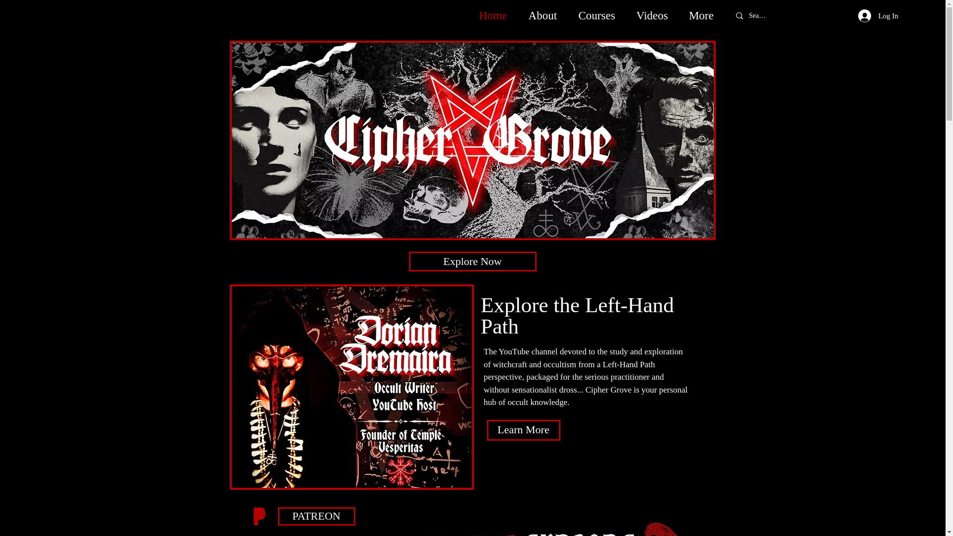 website screenshot of https://cipher-grove.com/