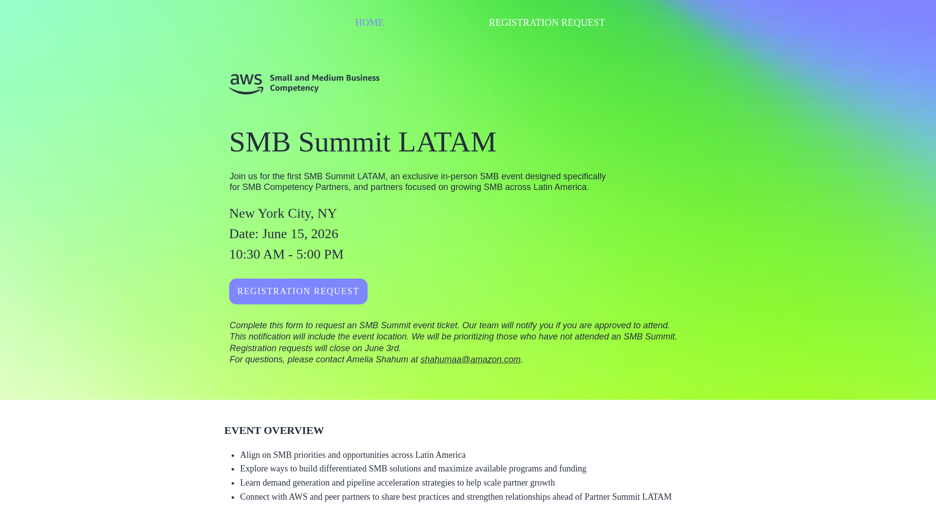 website screenshot of https://smbsummitnyc.com/