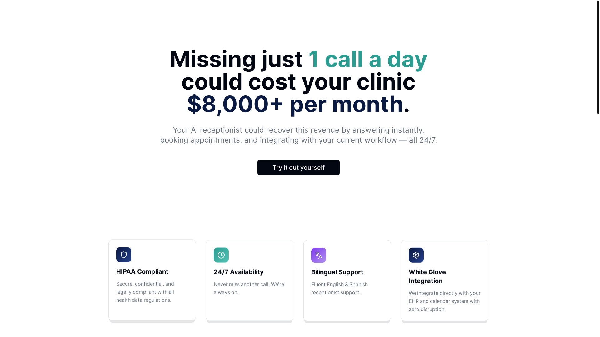 website screenshot of https://rabutechnologies.com/