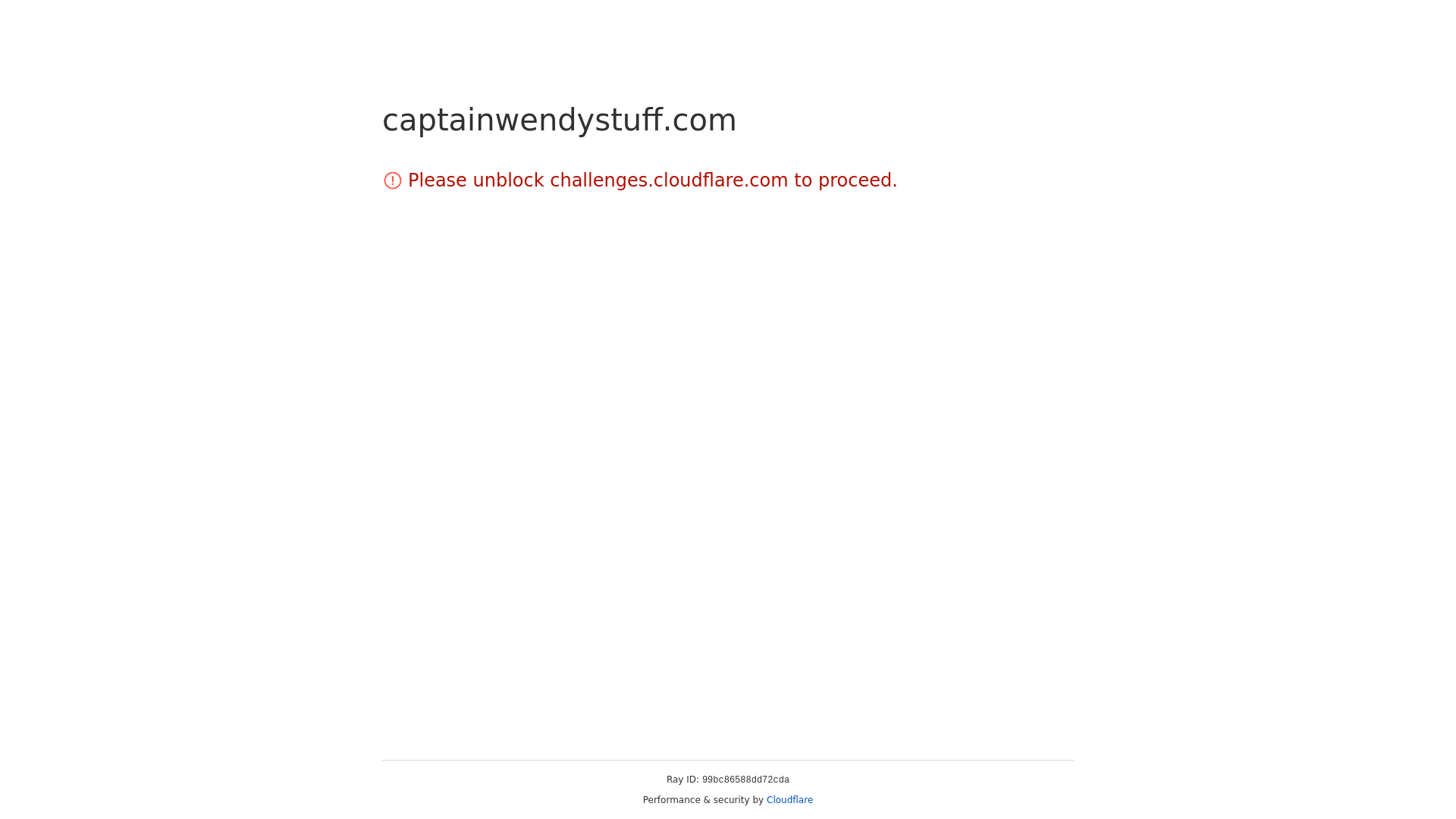website screenshot of https://captainwendystuff.com/