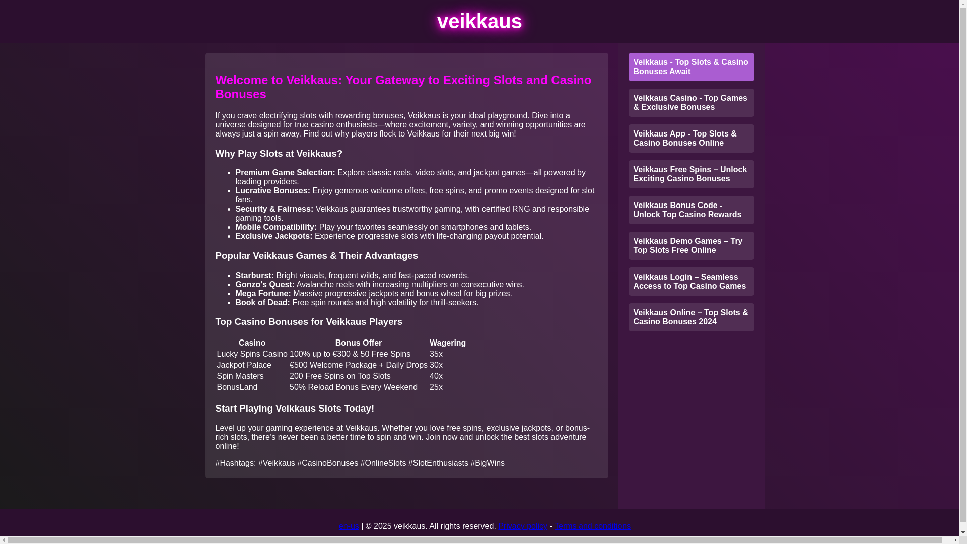 website screenshot of https://veikkaus-game.com/
